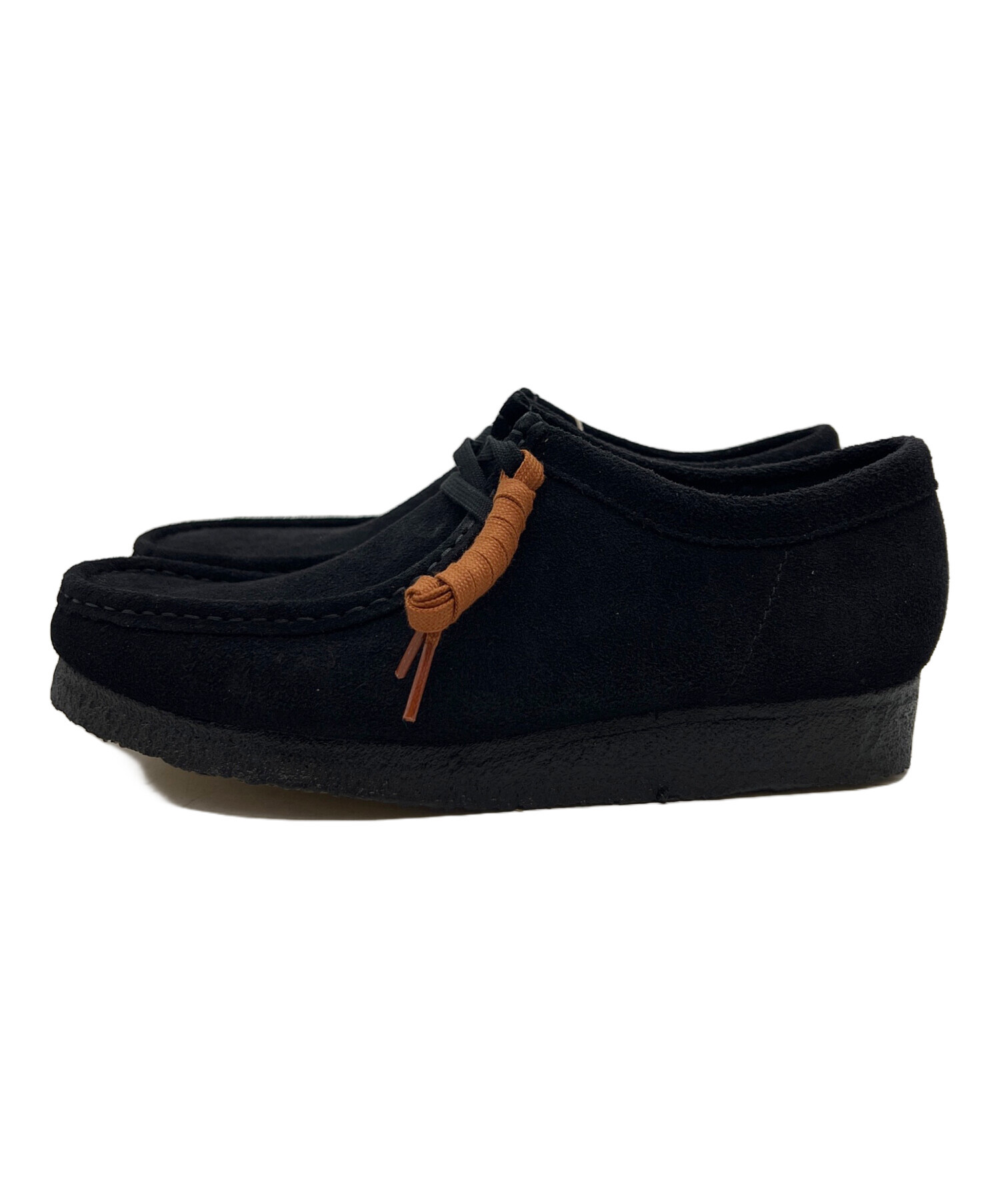 中古・古着通販】CLARKS (クラークス) ワラビーブーツ ブラック サイズ 