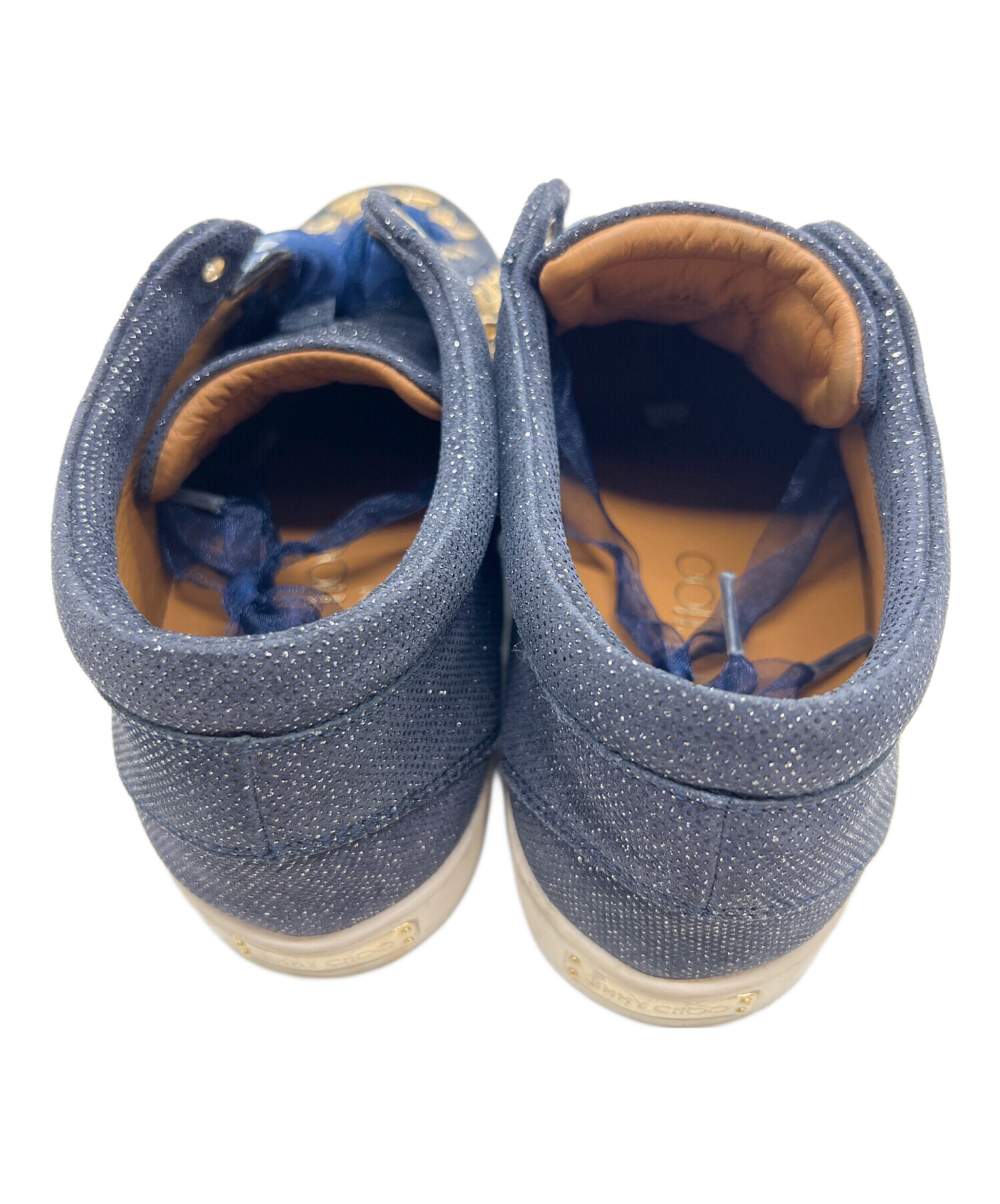 中古・古着通販】JIMMY CHOO (ジミーチュウ) スニーカー ネイビー