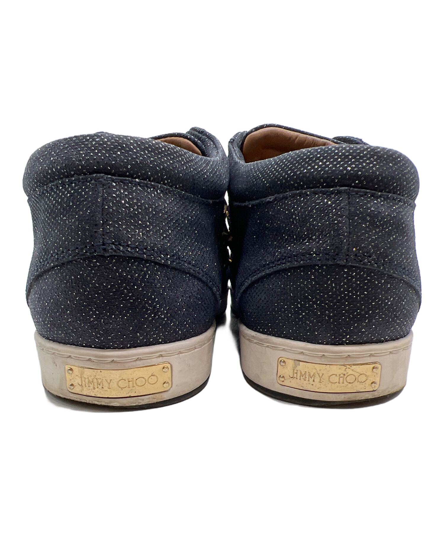中古・古着通販】JIMMY CHOO (ジミーチュウ) スニーカー ネイビー
