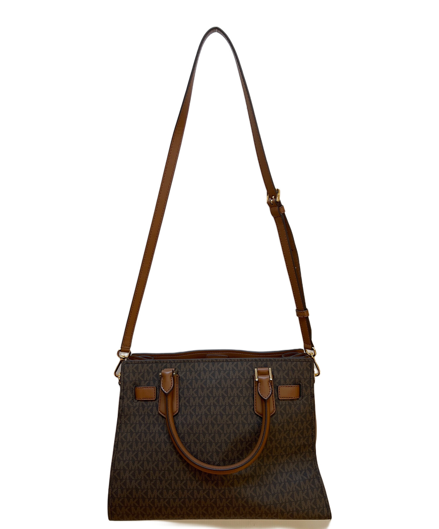 Michael Kors 2way ショルダーバッグ美品ブラウン/マイケルコース 中古・古着通販】MICHAEL KORS (マイケルコース) 2WAYショルダーバッグ