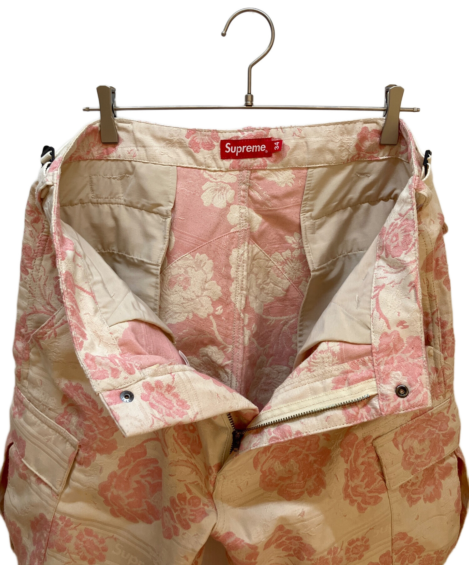Supreme シュプリーム パンツ（その他） M ベージュ 【古着】【中古】【送料無料】 中古・古着通販】SUPREME (シュプリーム) パンツ ベージュ サイズ:34
