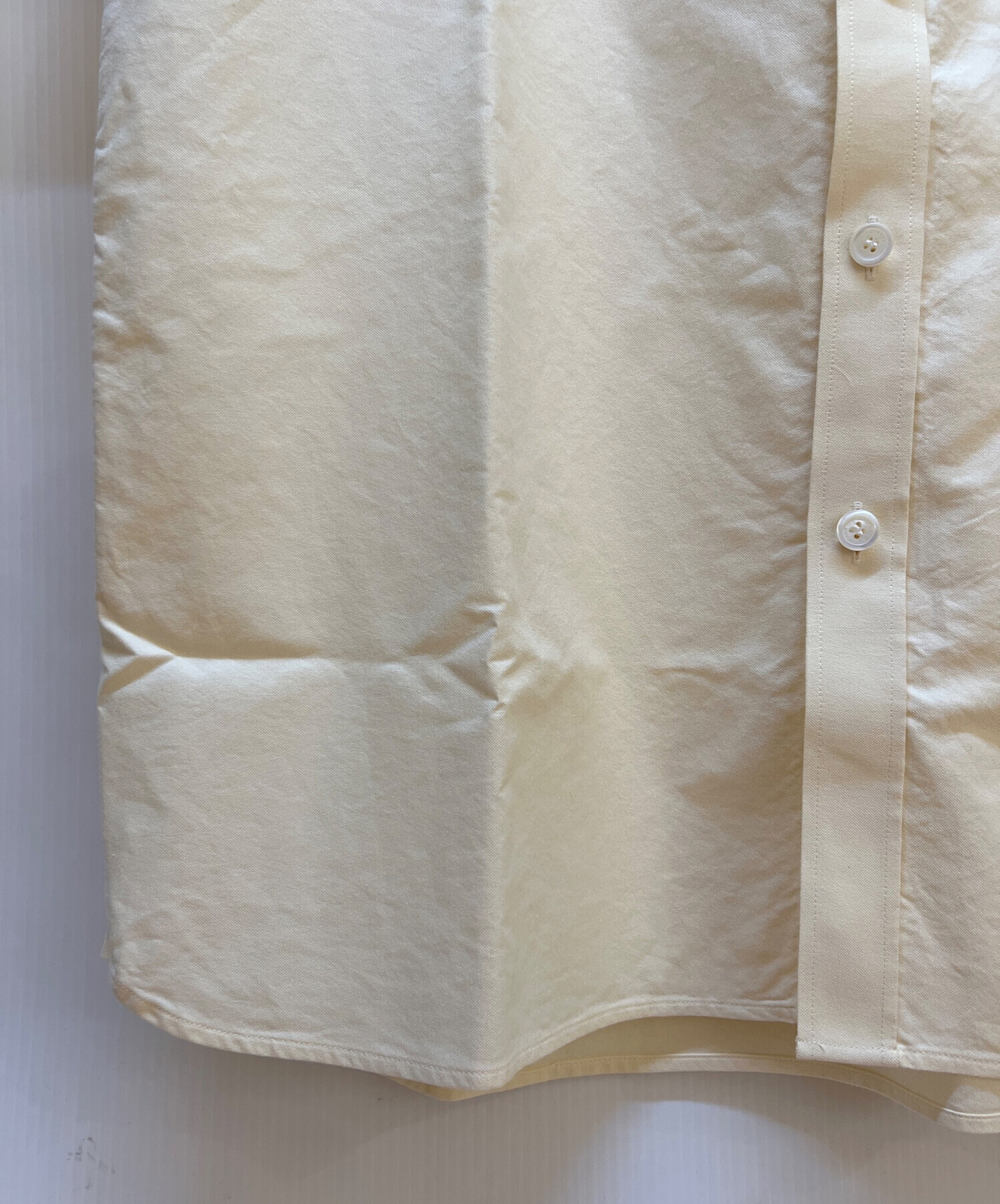 中古・古着通販】BURBERRY (バーバリー) 半袖シャツ クリーム サイズ:M 