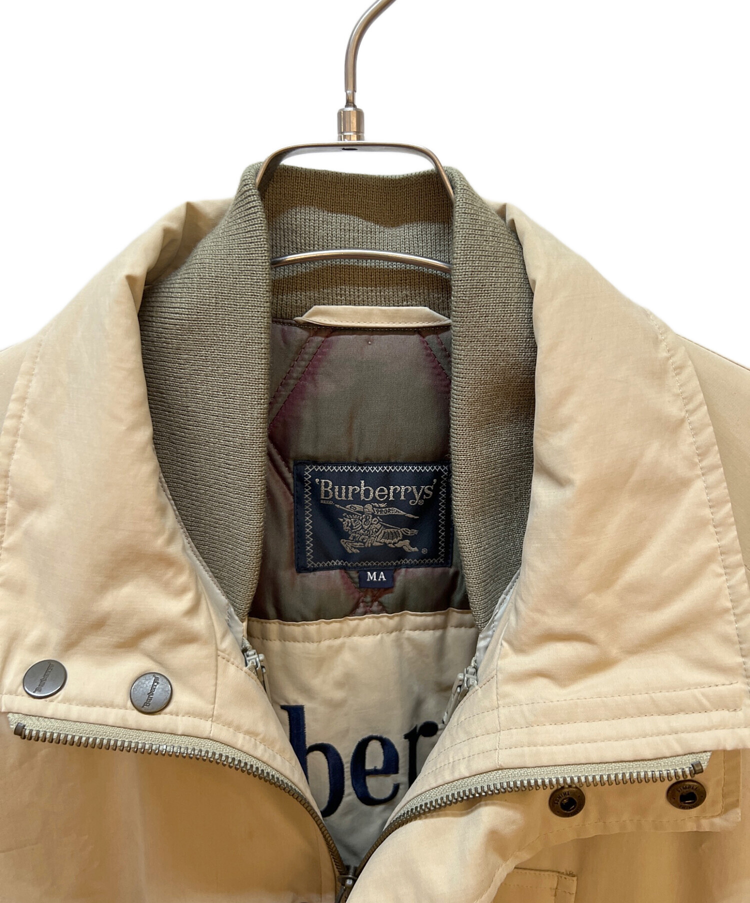 Burberrys バーバリー　ツイードジャケット　ベージュ　茶色　Mサイズ 中古・古着通販】Burberry's (バーバリーズ) ライナー付ジャケット