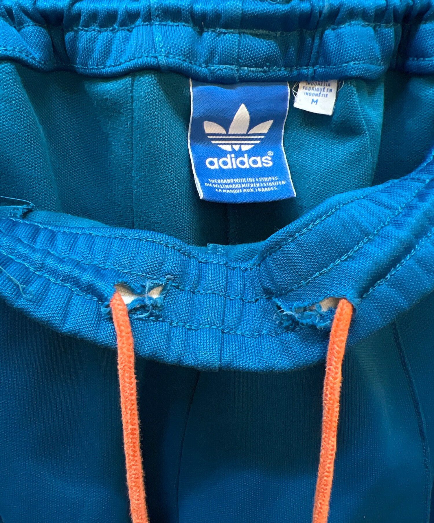 中古・古着通販】adidas (アディダス) トラックパンツ ブルー サイズ:M