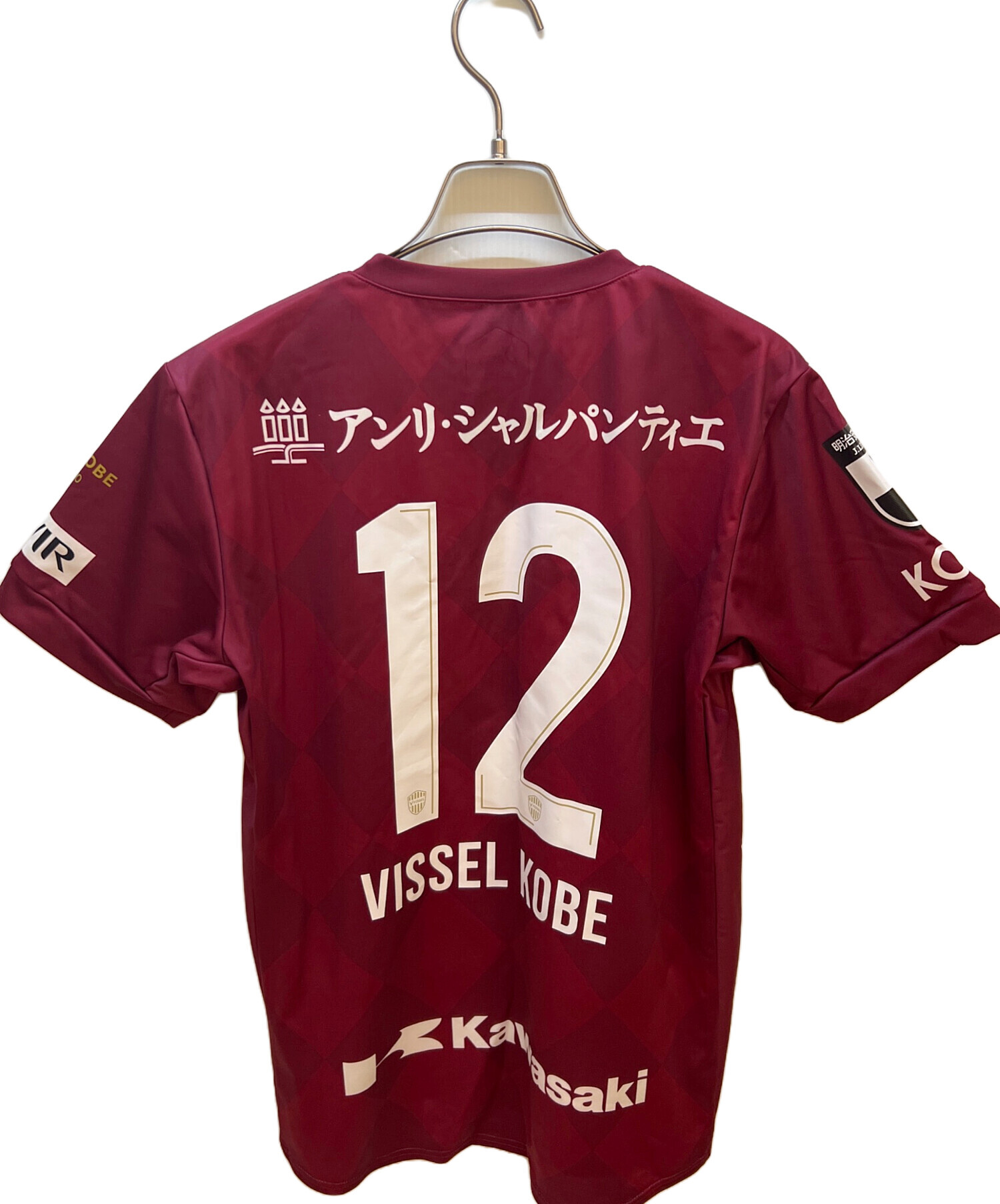 VISSEL神戸 サッカーシャツ ワインレッド XL 11番 中古・古着通販】asics (アシックス) ヴィッセル神戸 (ヴィッセル