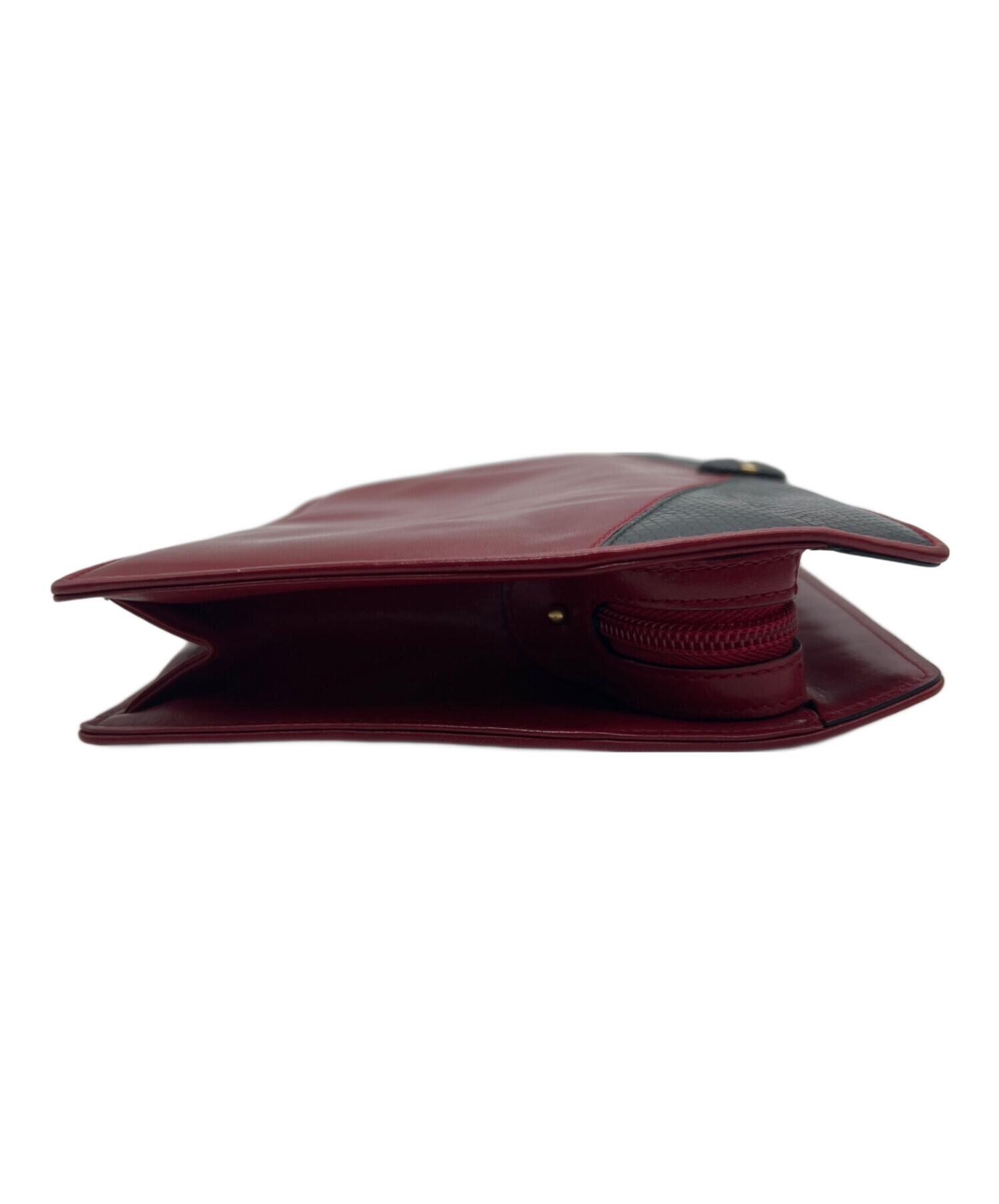 [3393]　＊サルヴァトーレフェラガモ＊　ショルダーバック　赤　ポーチ 中古・古着通販】Salvatore Ferragamo (サルヴァトーレ フェラガモ