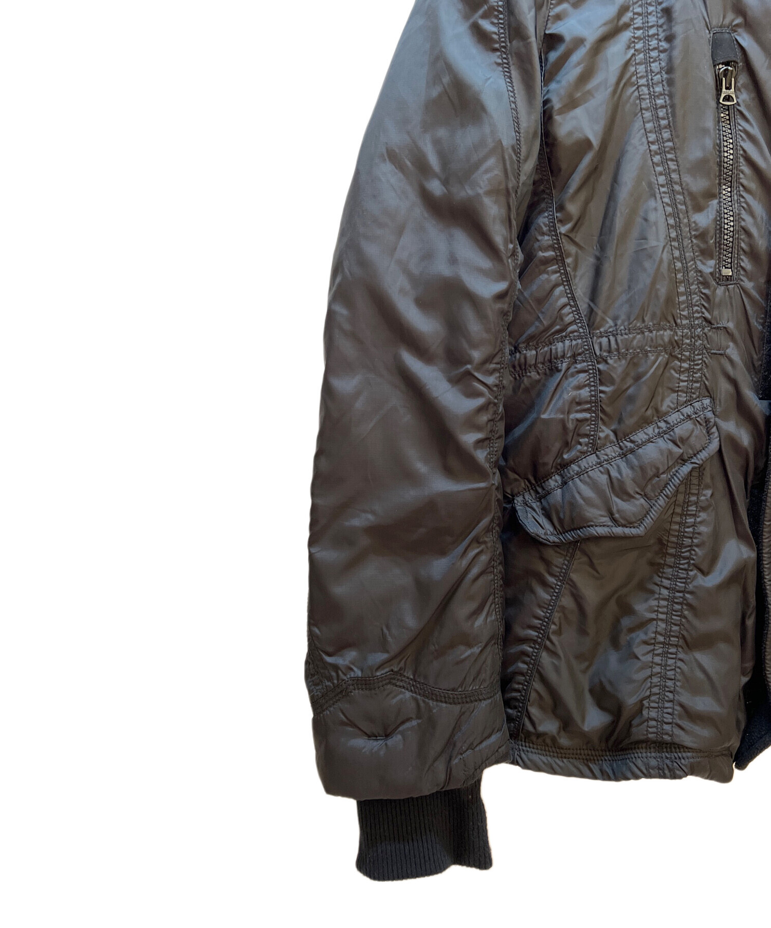 中古・古着通販】goa (ゴア) ミリタリーダウンジャケット ブラック