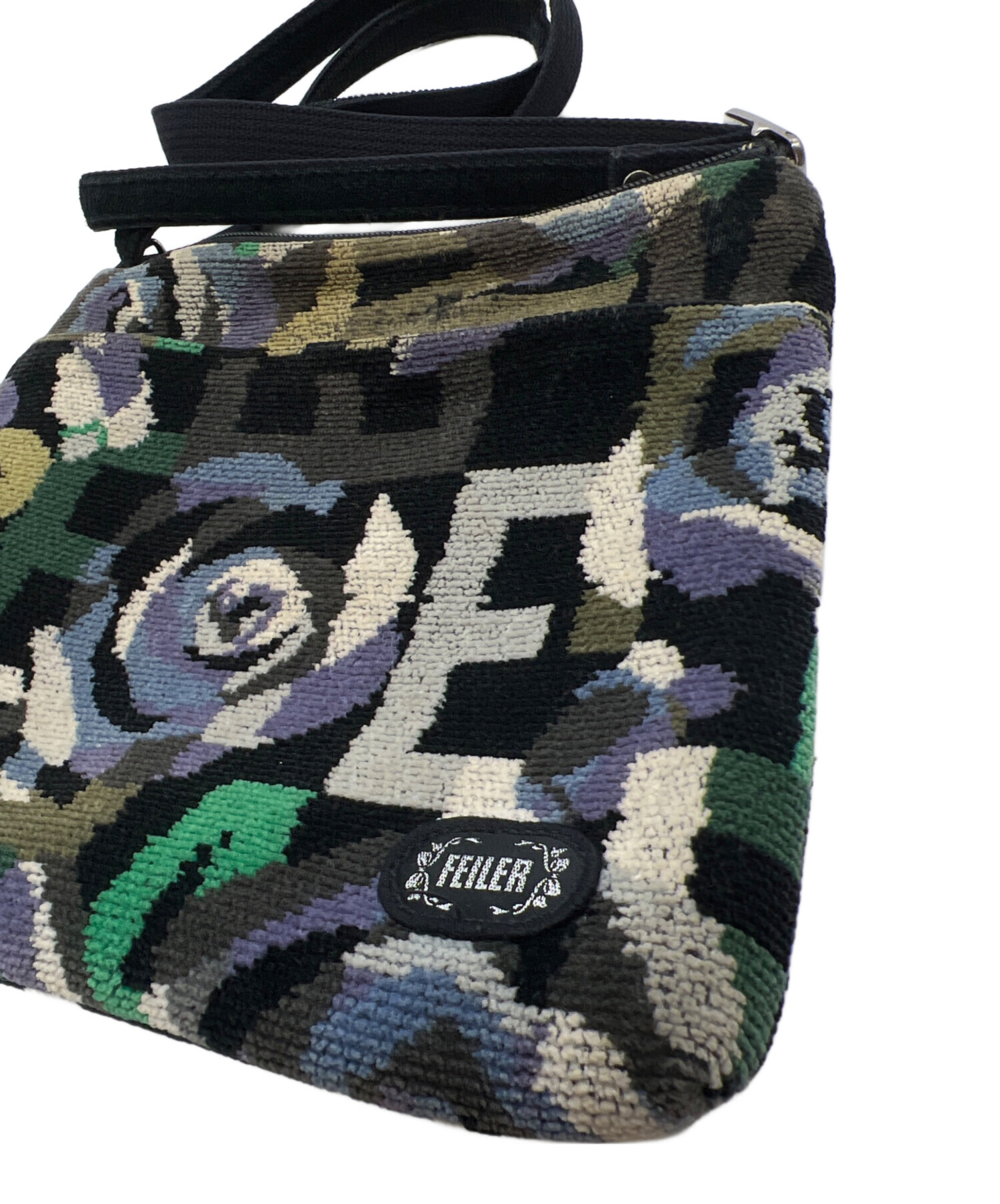【新品、未使用】FEILER　ショルダーバッグ 中古・古着通販】FEILER (フェイラー) ショルダーバッグ ブラック