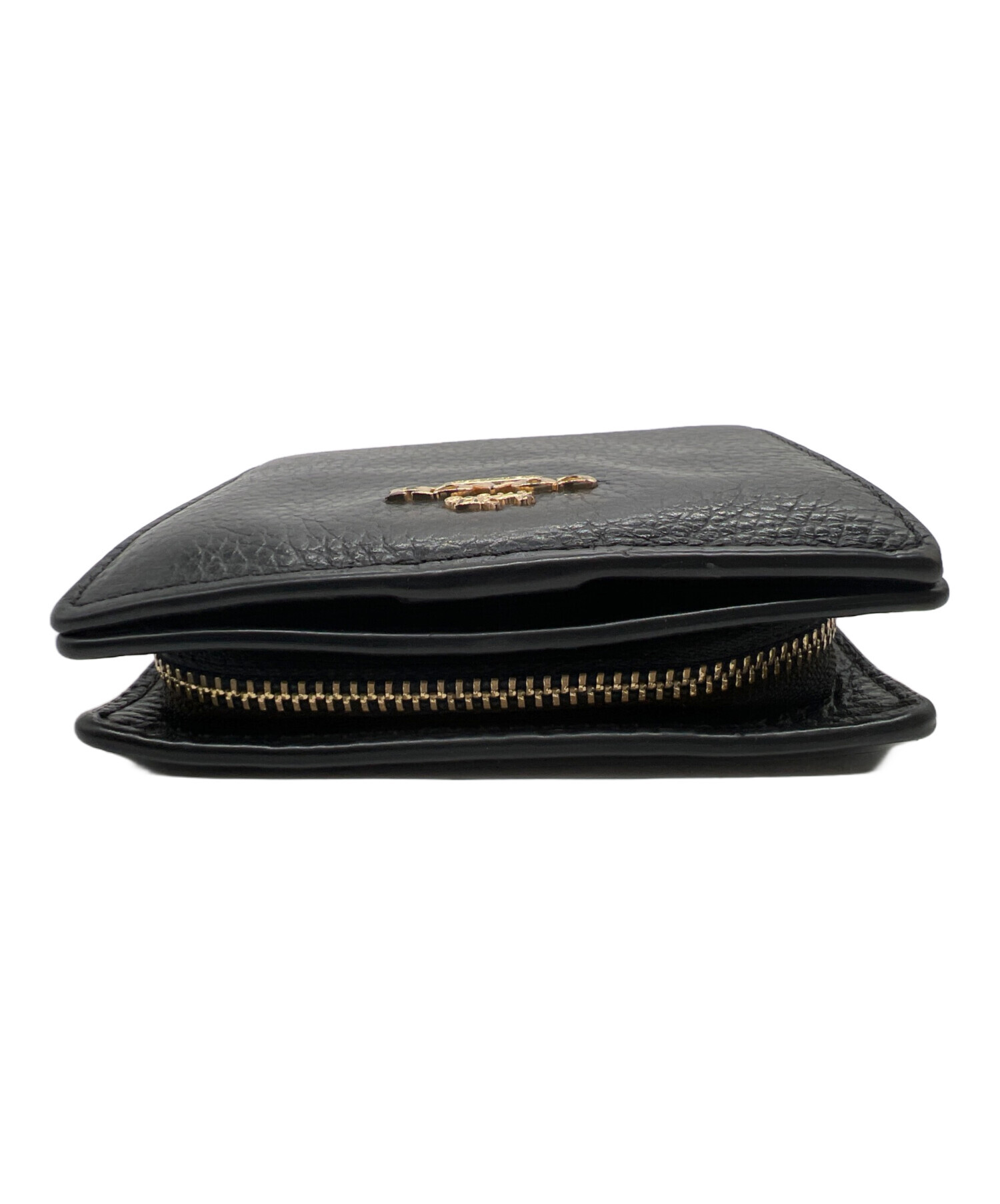 中古・古着通販】COACH (コーチ) 2つ折り財布 ブラック｜ブランド