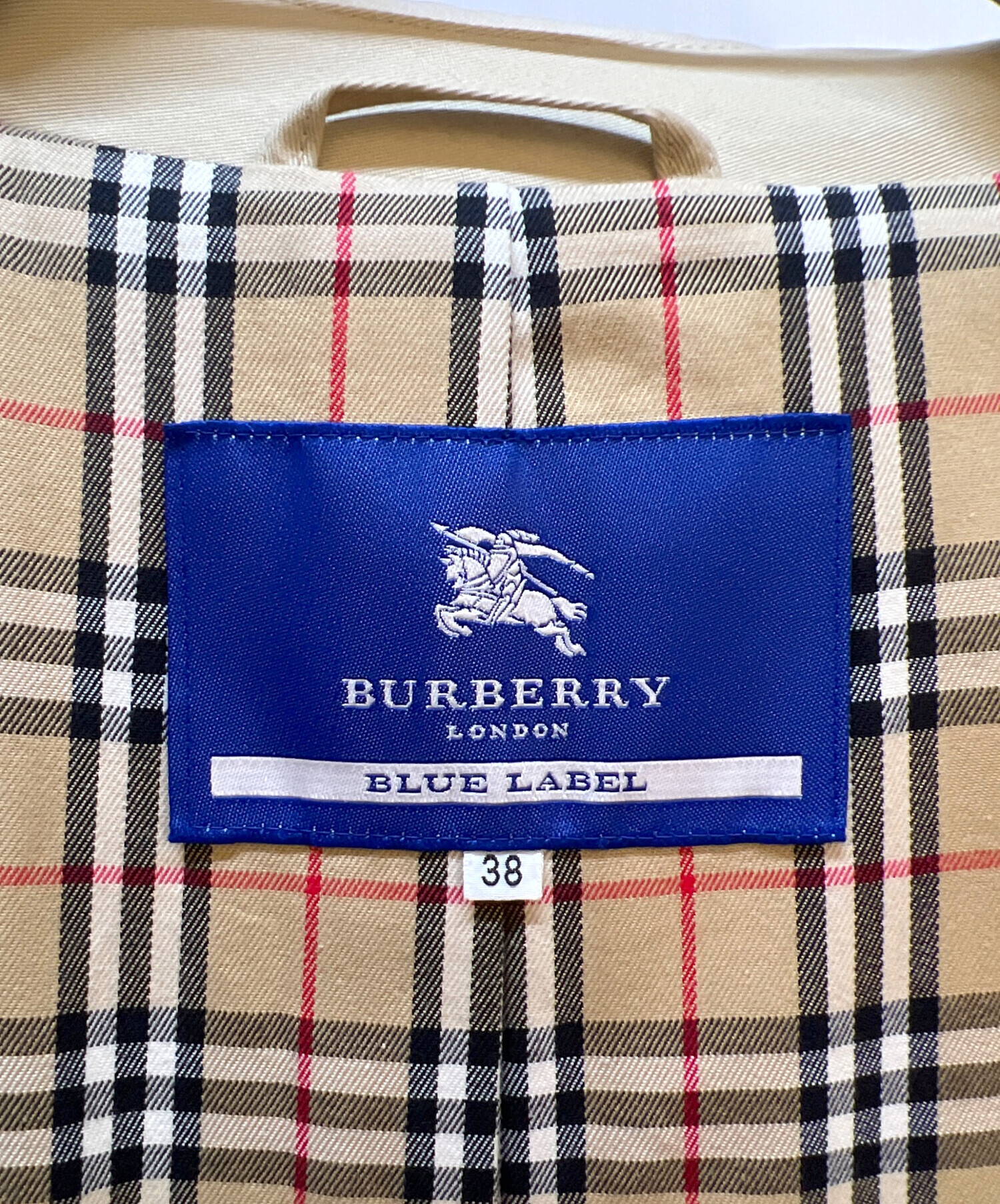 BURBERRY　ブルーレーベル 38 　袖丈直しあり　※小柄な人向け 中古・古着通販】BURBERRY BLUE LABEL (バーバリー ブルー レーベル