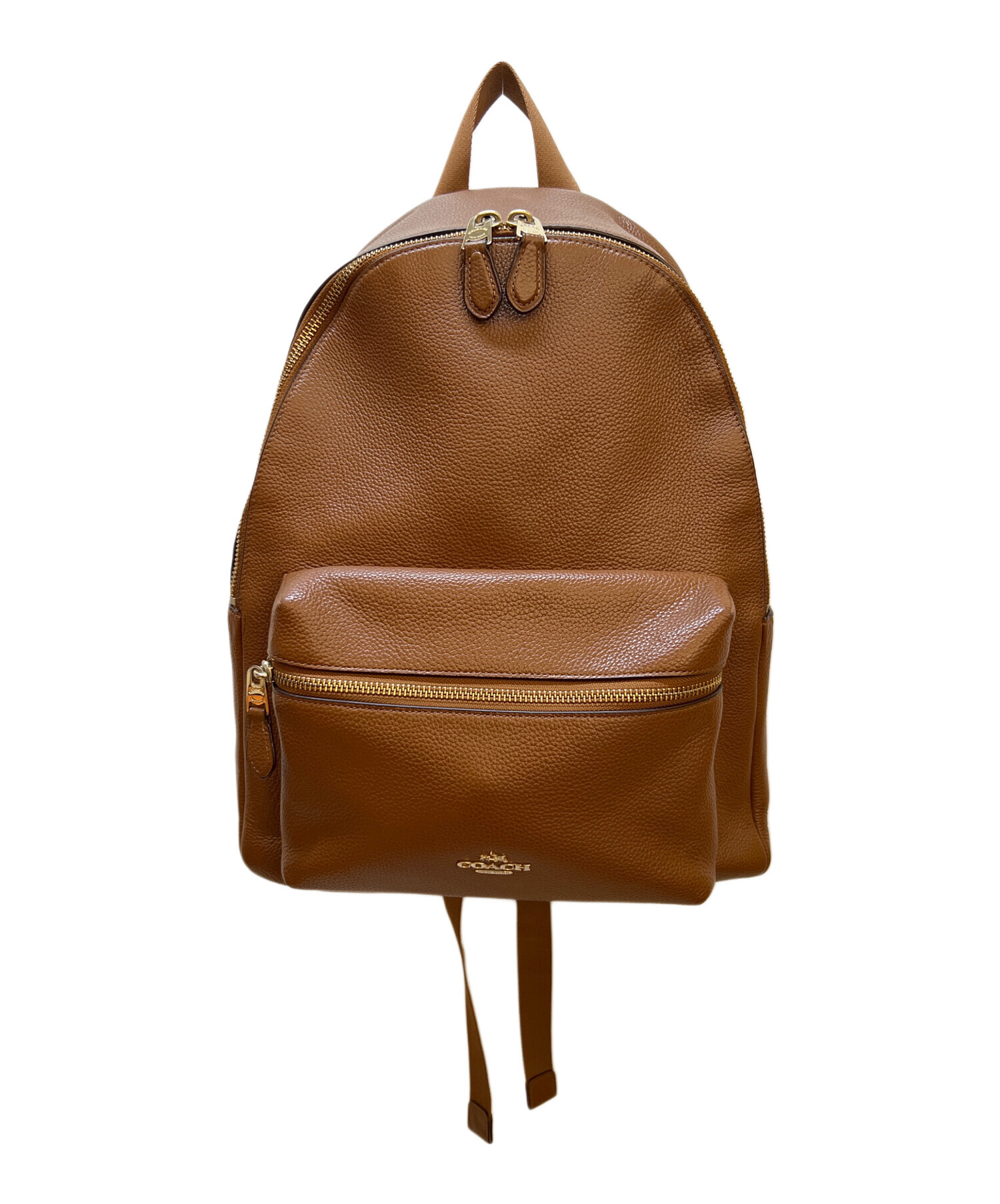 中古・古着通販】COACH (コーチ) レザーリュック ブラウン｜ブランド