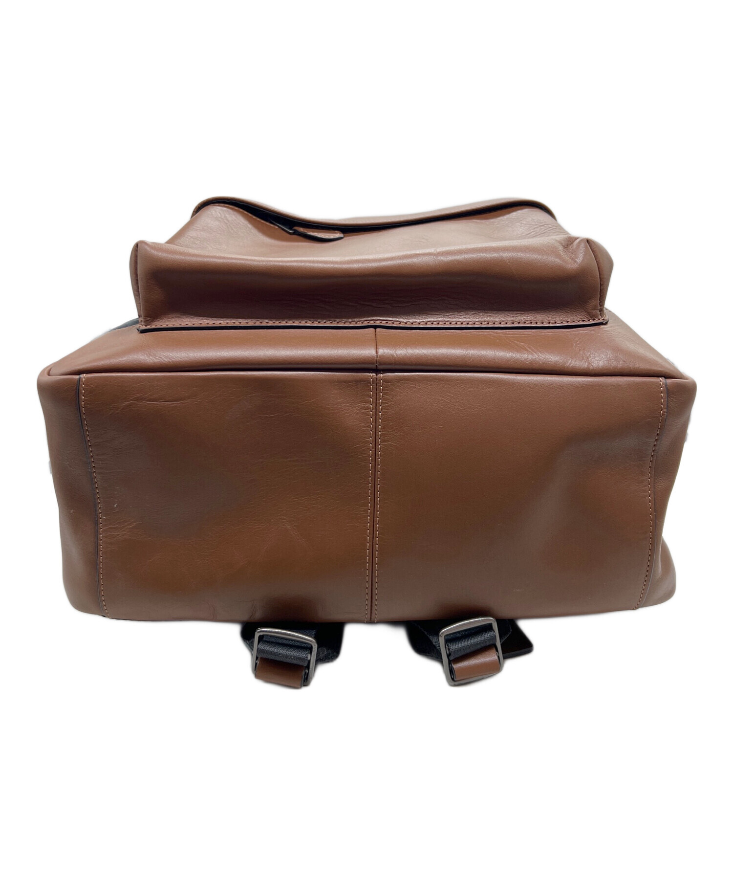 中古・古着通販】COACH (コーチ) リュック ブラウン×ブラック