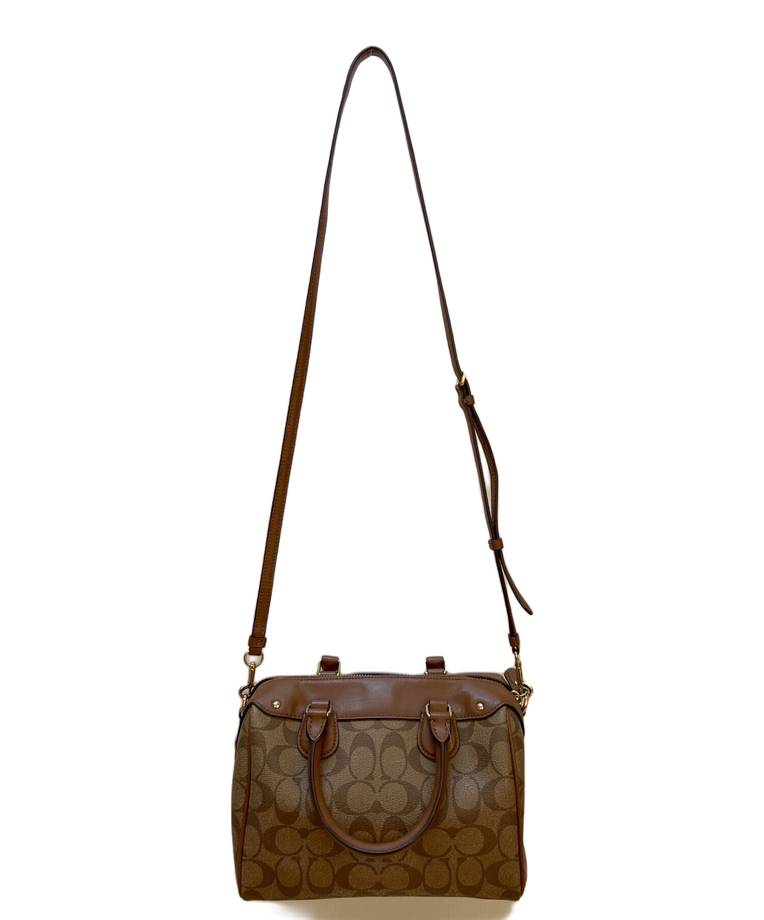 中古・古着通販】COACH (コーチ) 2WAYバッグ ベージュ｜ブランド・古着