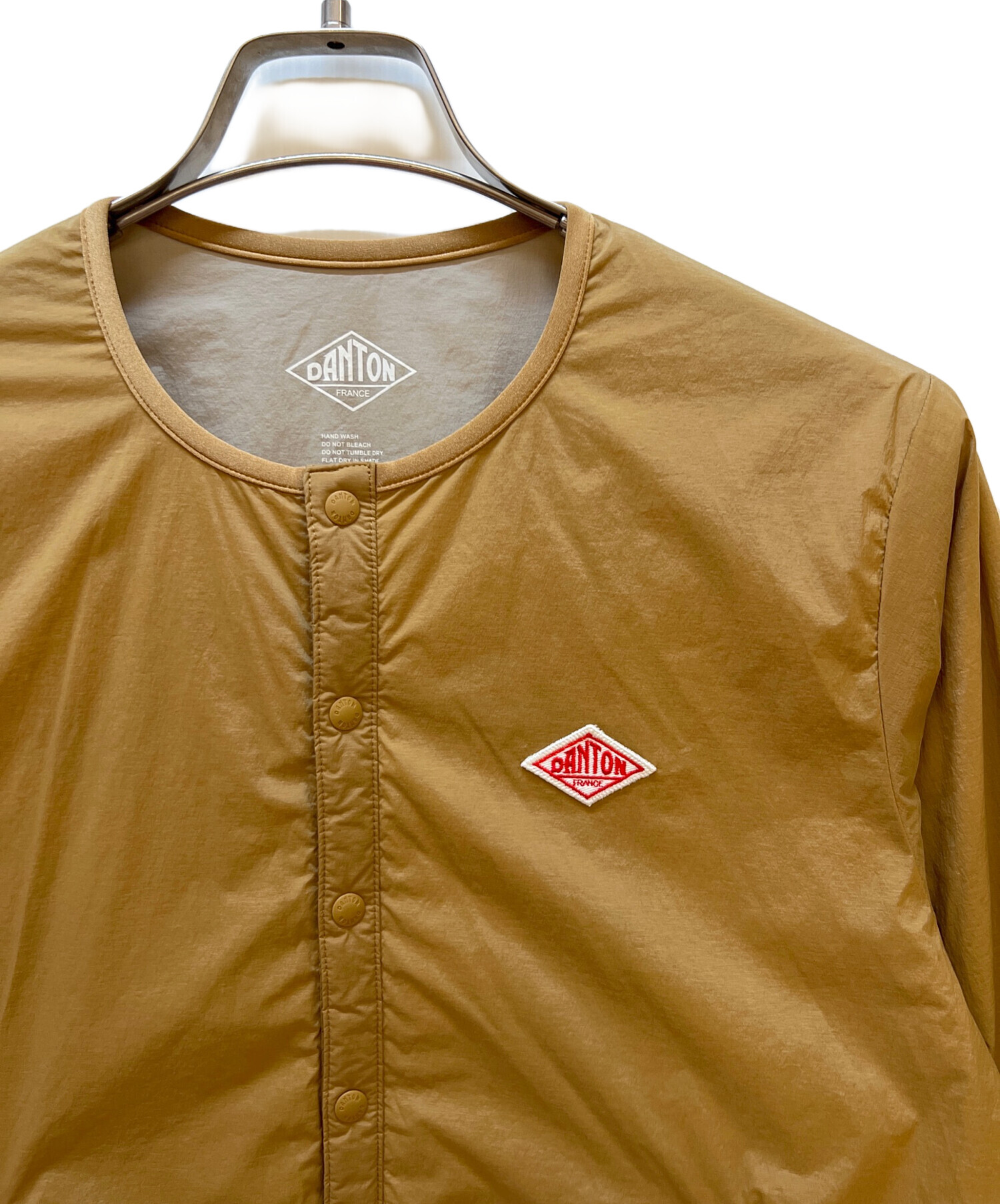 中古・古着通販】DANTON (ダントン) ノーカラー ストレッチナイロン