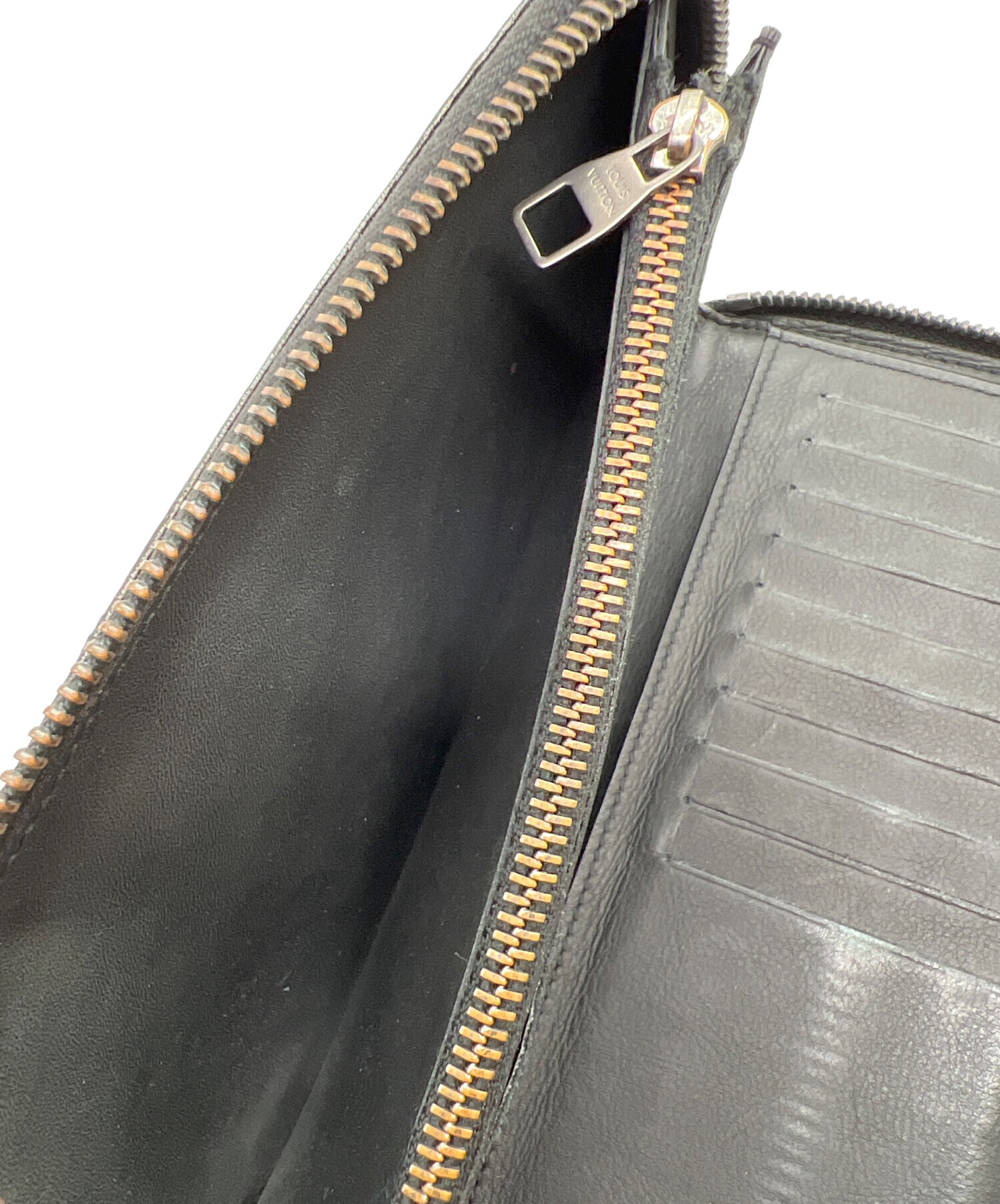 中古・古着通販】LOUIS VUITTON (ルイ ヴィトン) 長財布 ブラック