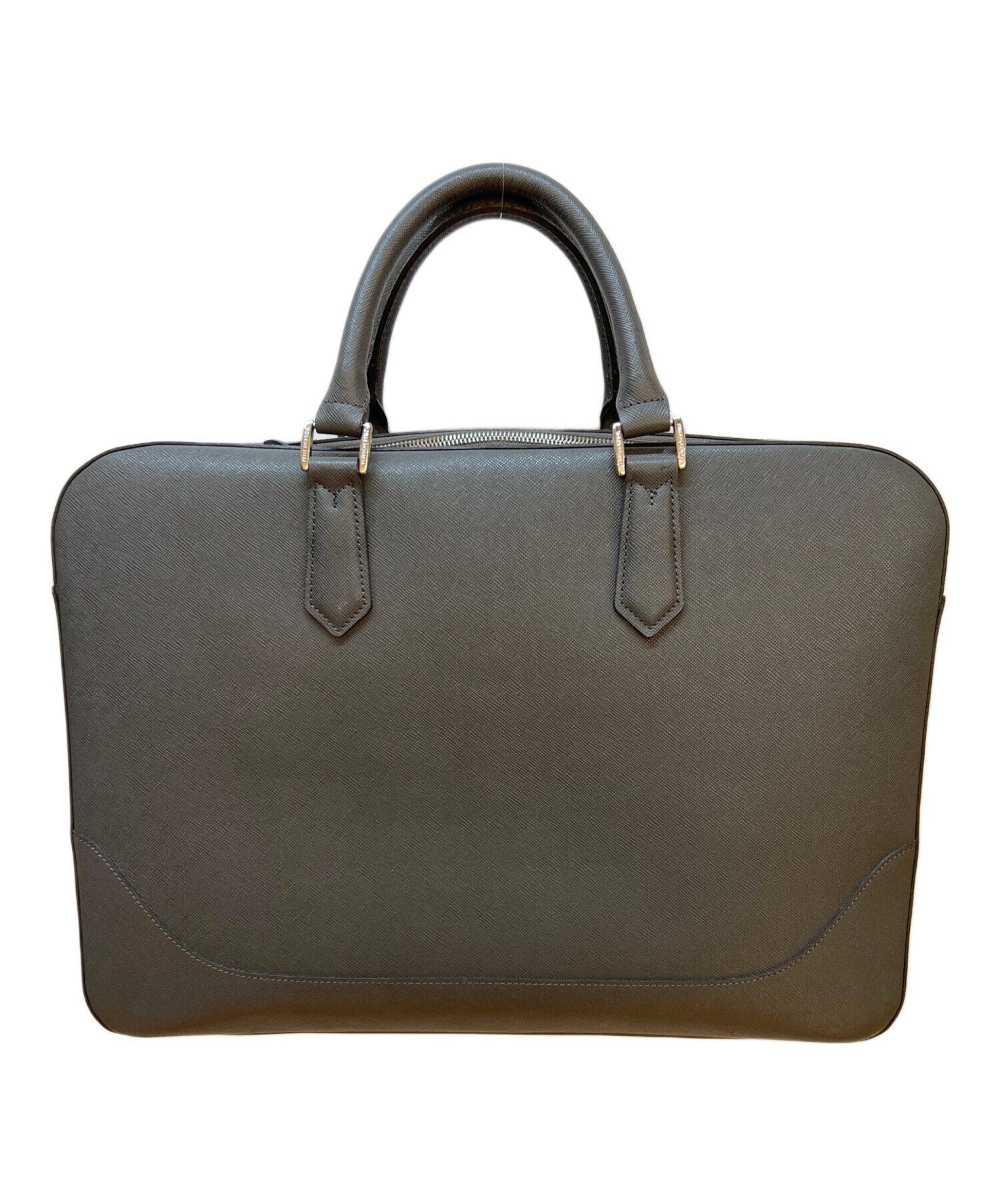 PELLE MORBIDA グレー ビジネスバッグ 2way 中古・古着通販】PELLE MORBIDA (ペッレモルビダ) 2WAYバッグ グレー
