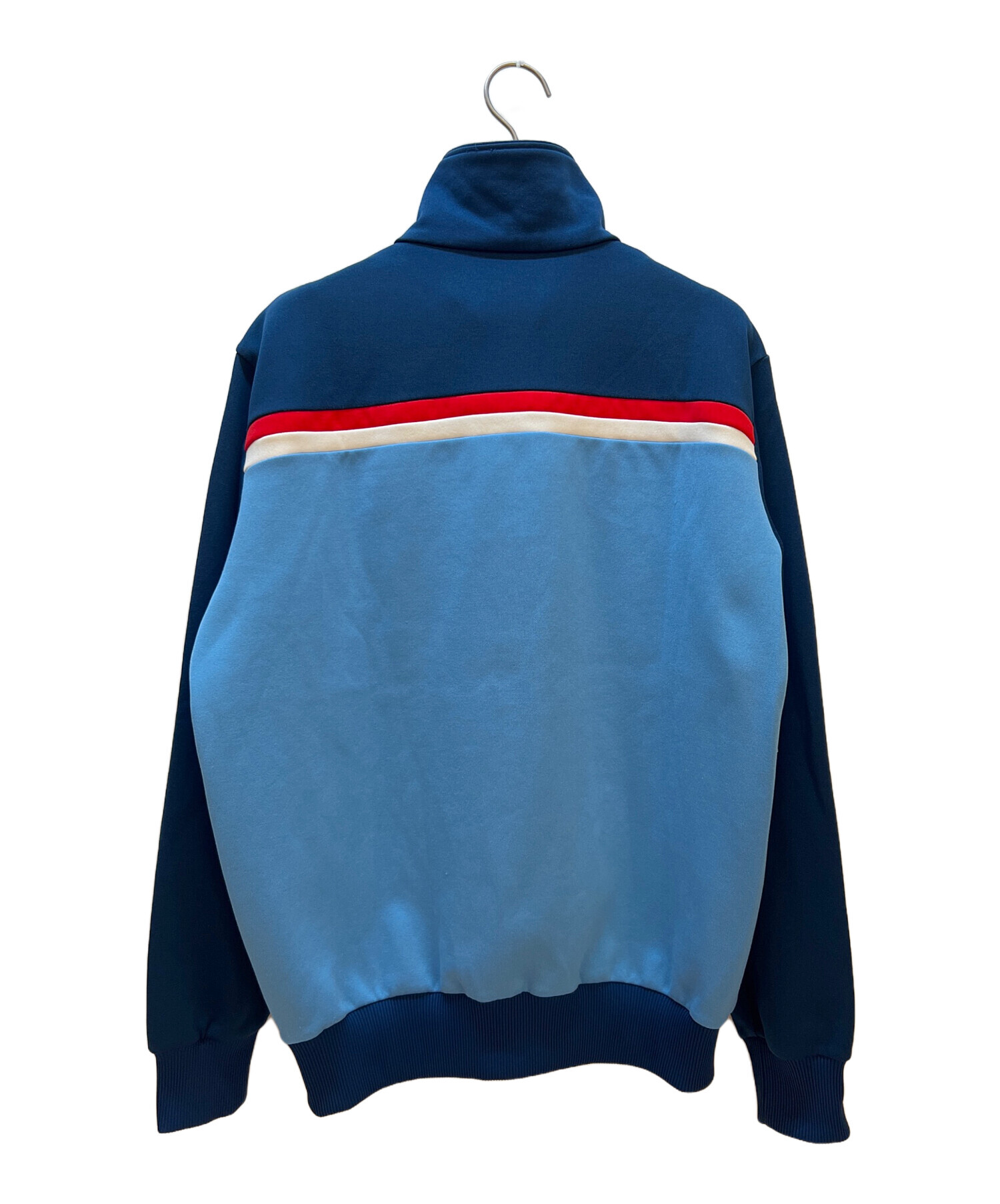  アディダス ジャージ　L ブルー　新品　タグ有　バックプリント 中古・古着通販】adidas (アディダス) トラックジャケット ブルー