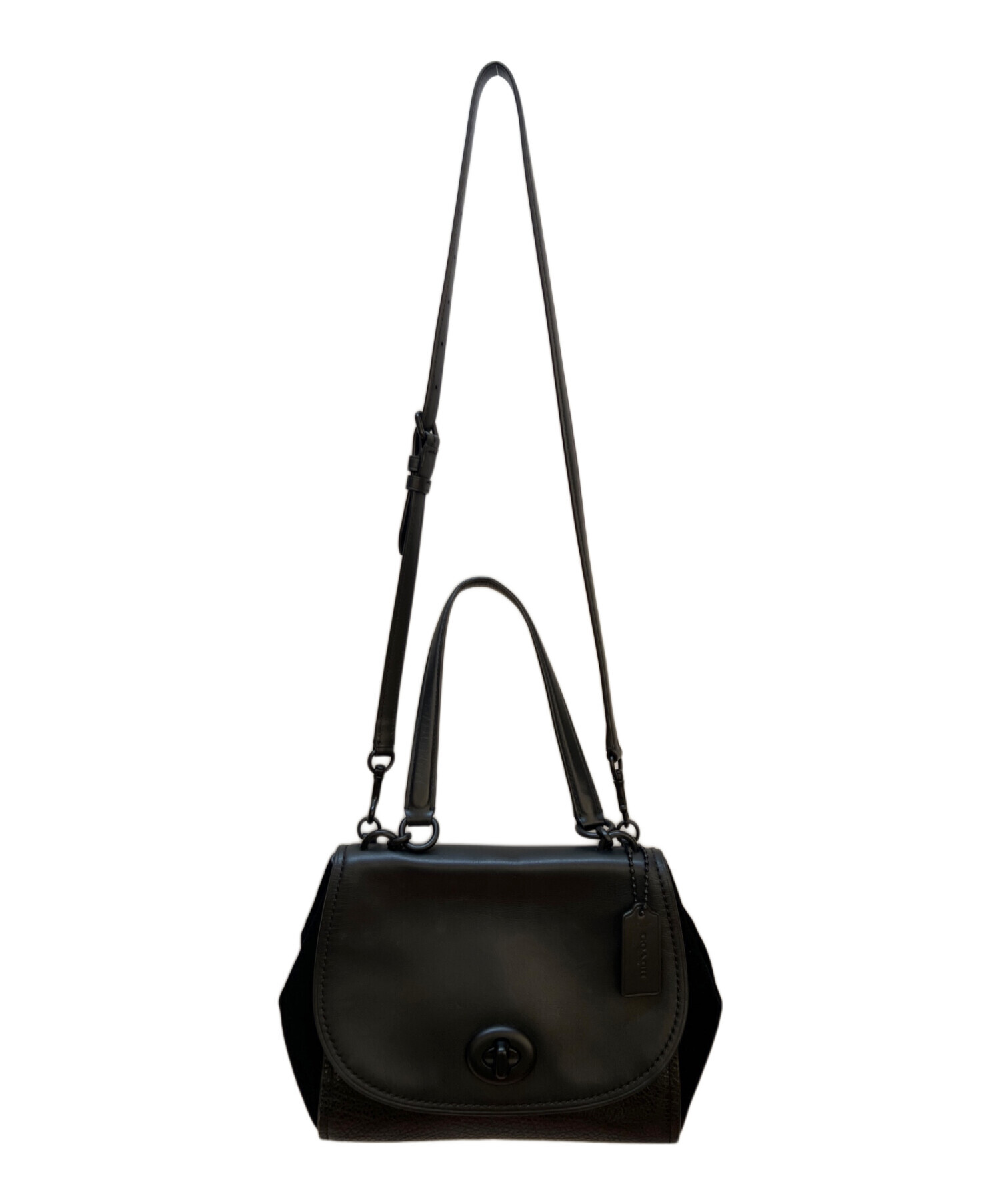 中古・古着通販】COACH (コーチ) 2WAYバッグ ブラック｜ブランド・古着