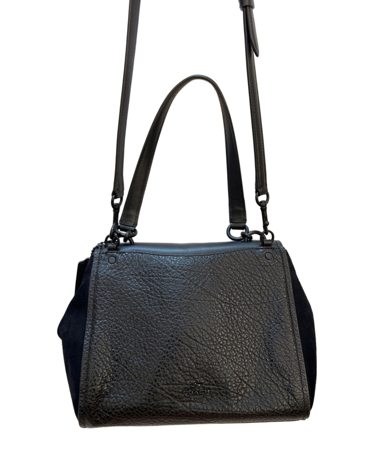 中古・古着通販】COACH (コーチ) 2WAYバッグ ブラック｜ブランド・古着