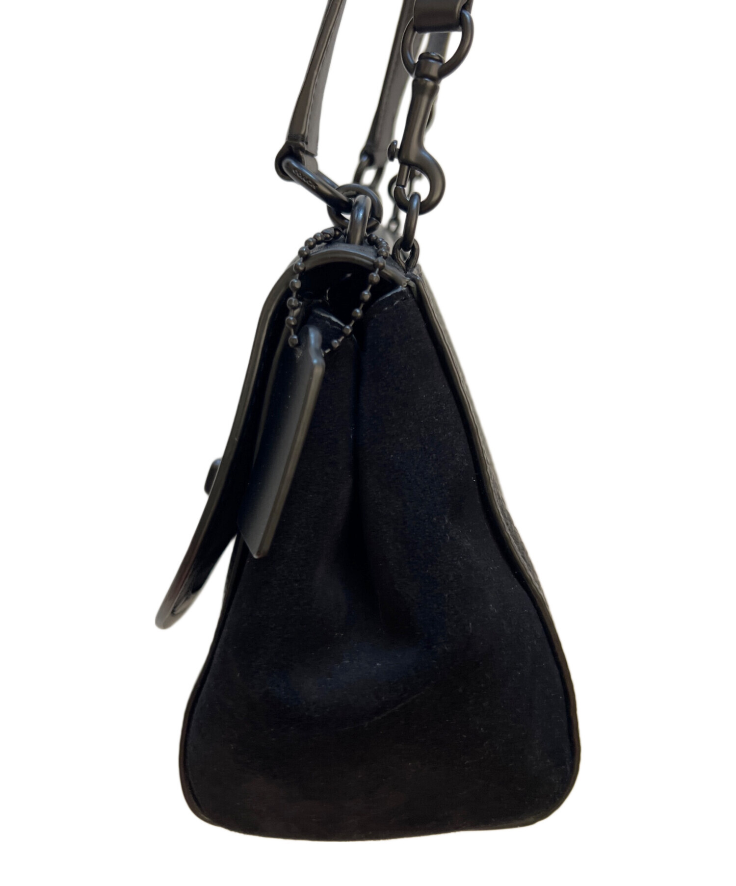中古・古着通販】COACH (コーチ) 2WAYバッグ ブラック｜ブランド・古着