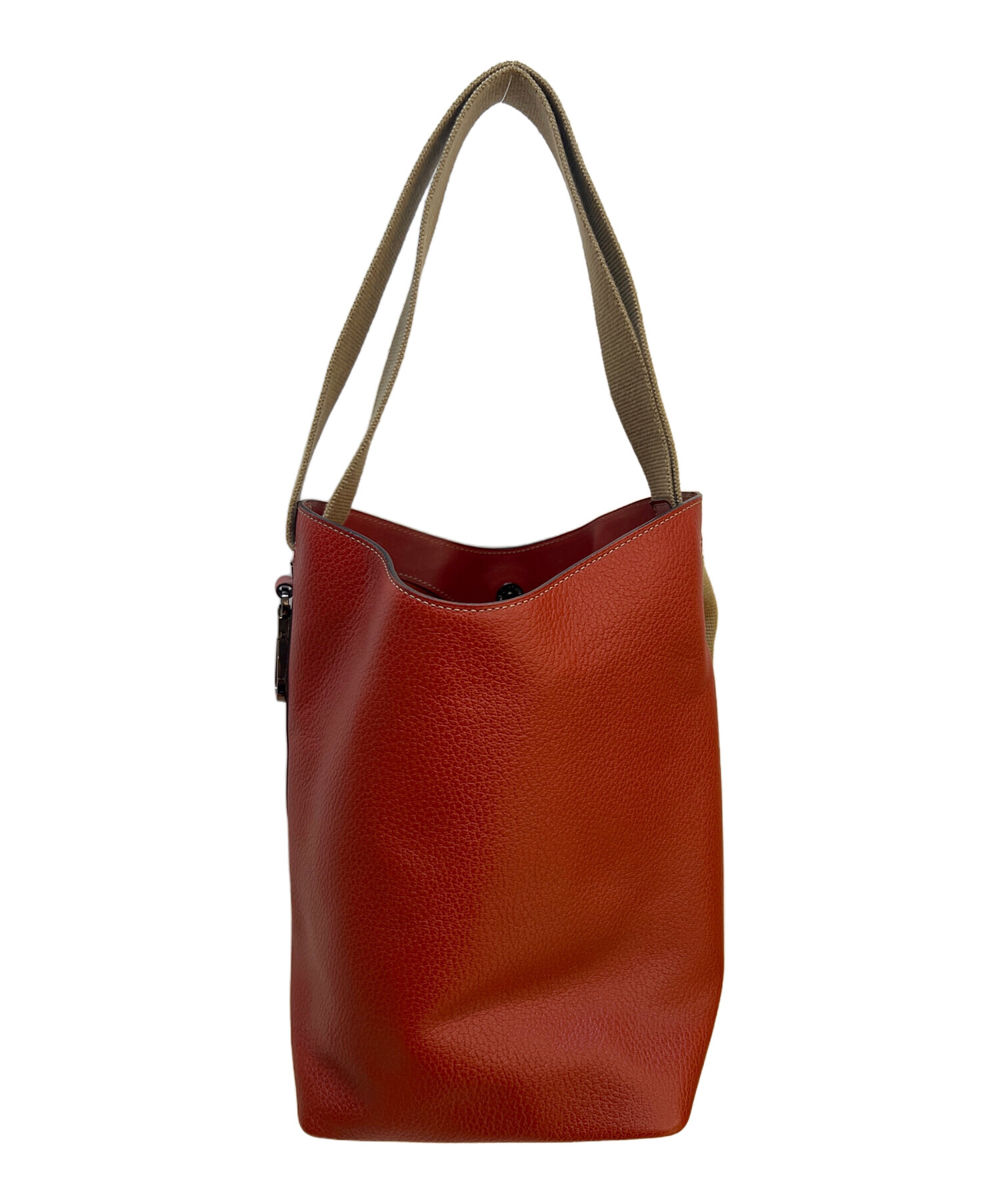 中古・古着通販】DEUX de Delvaux (デルボー) ハンドバッグ レッド