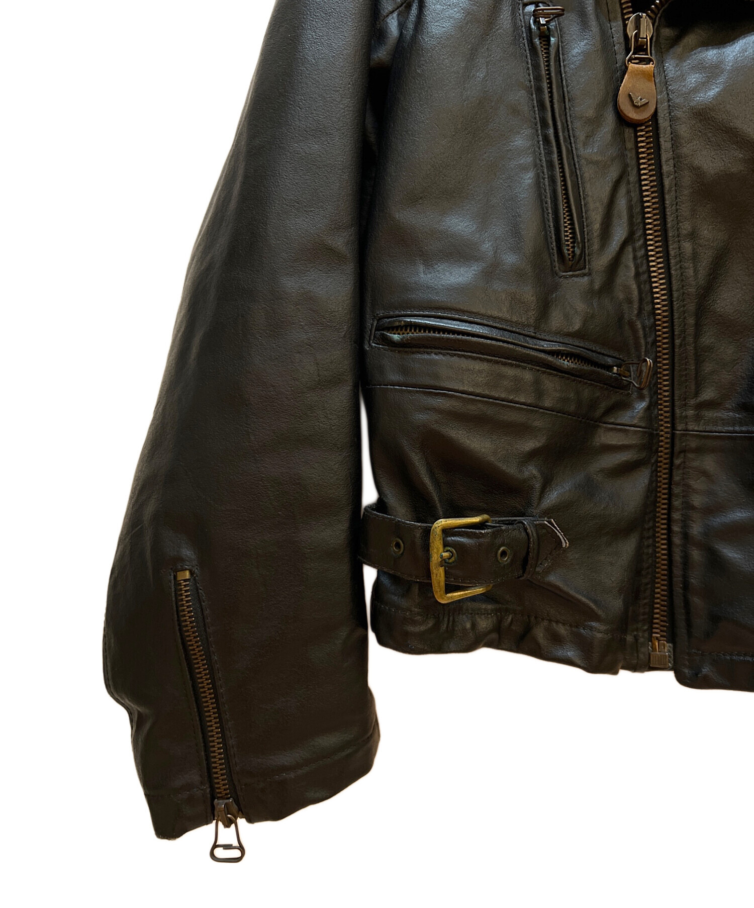 中古・古着通販】ARMANI JEANS (アルマーニジーンズ) ライダース