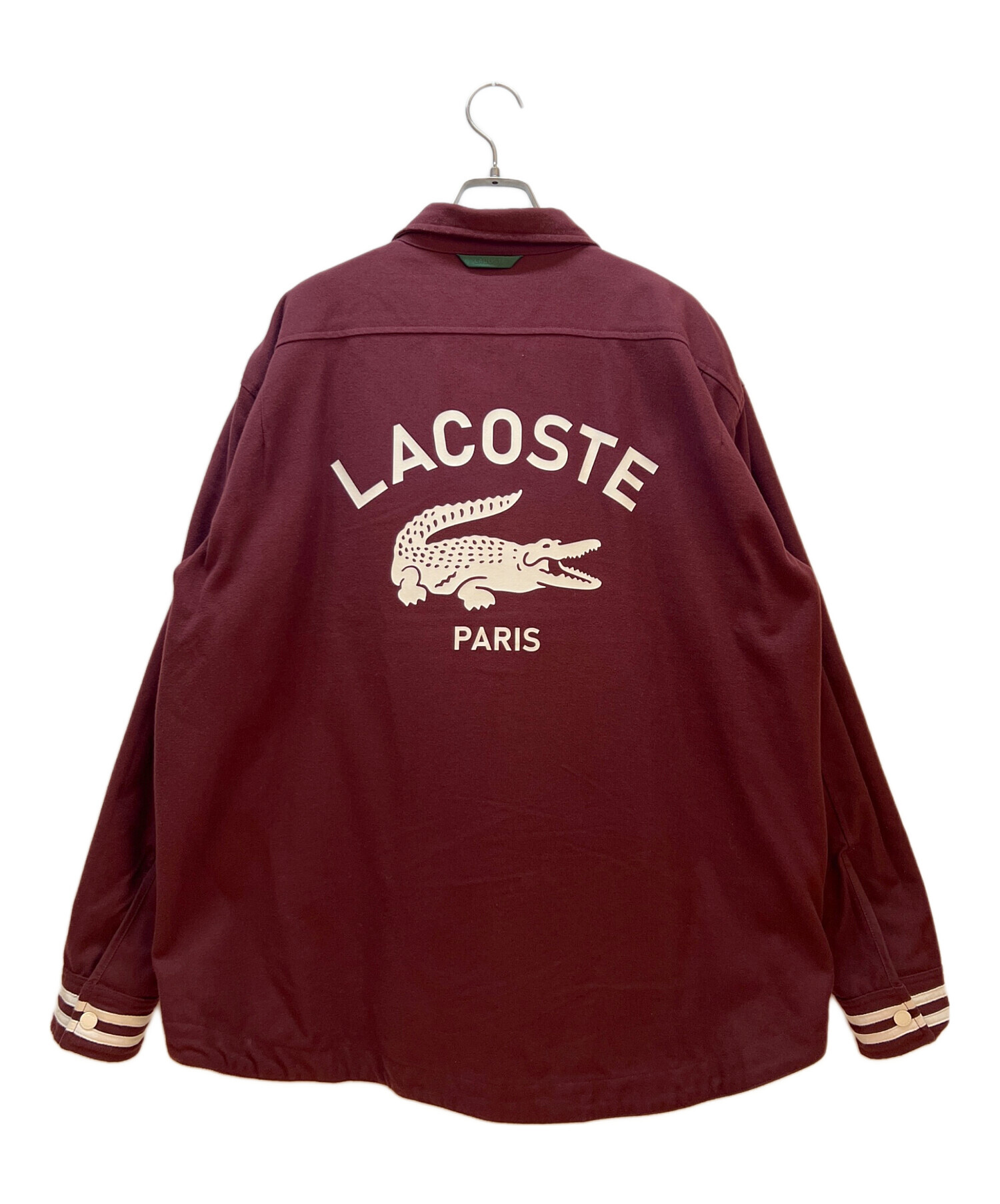 COACH MA-1 ジャケット ボルドー 中古・古着通販】LACOSTE (ラコステ) リバーシブルコーチジャケット