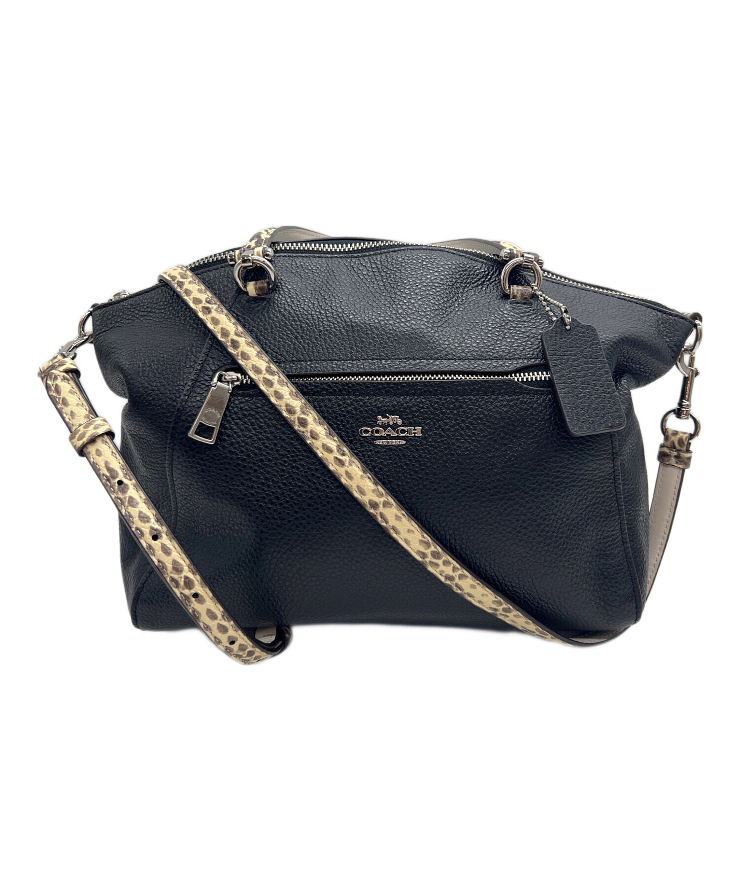 中古・古着通販】COACH (コーチ) 2WAYショルダーバッグ ブラック 