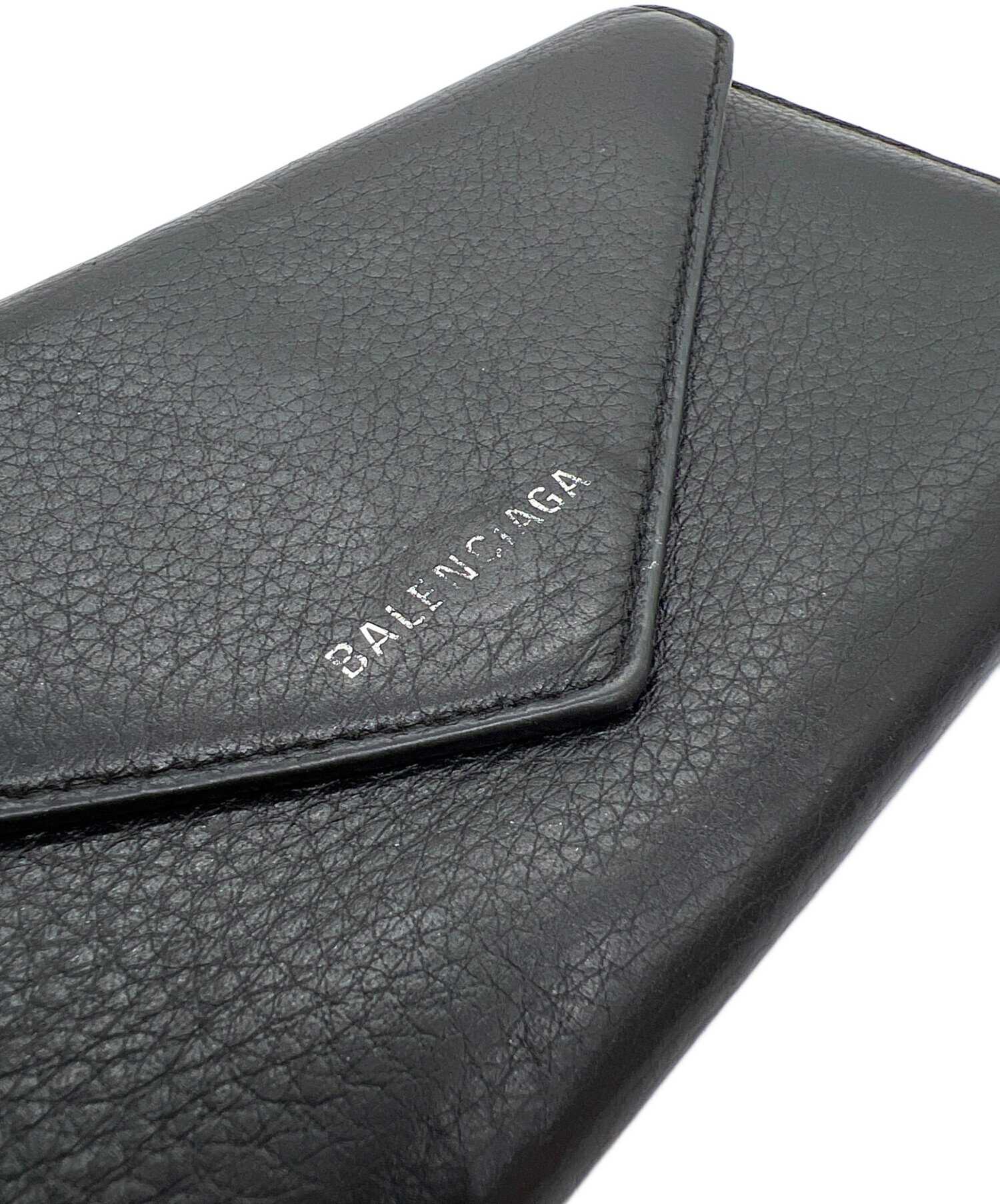 中古・古着通販】BALENCIAGA (バレンシアガ) 長財布 ブラック