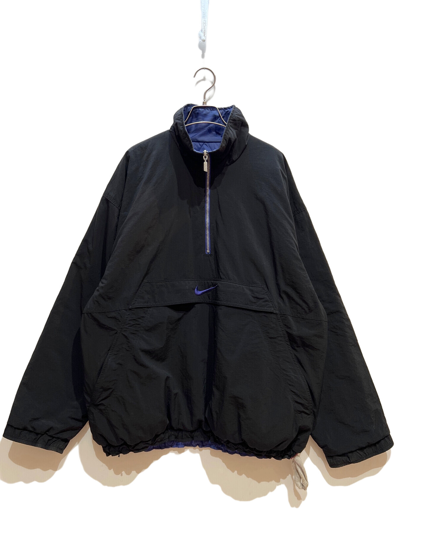 中古・古着通販】NIKE (ナイキ) リバーシブルジャケット ブラック