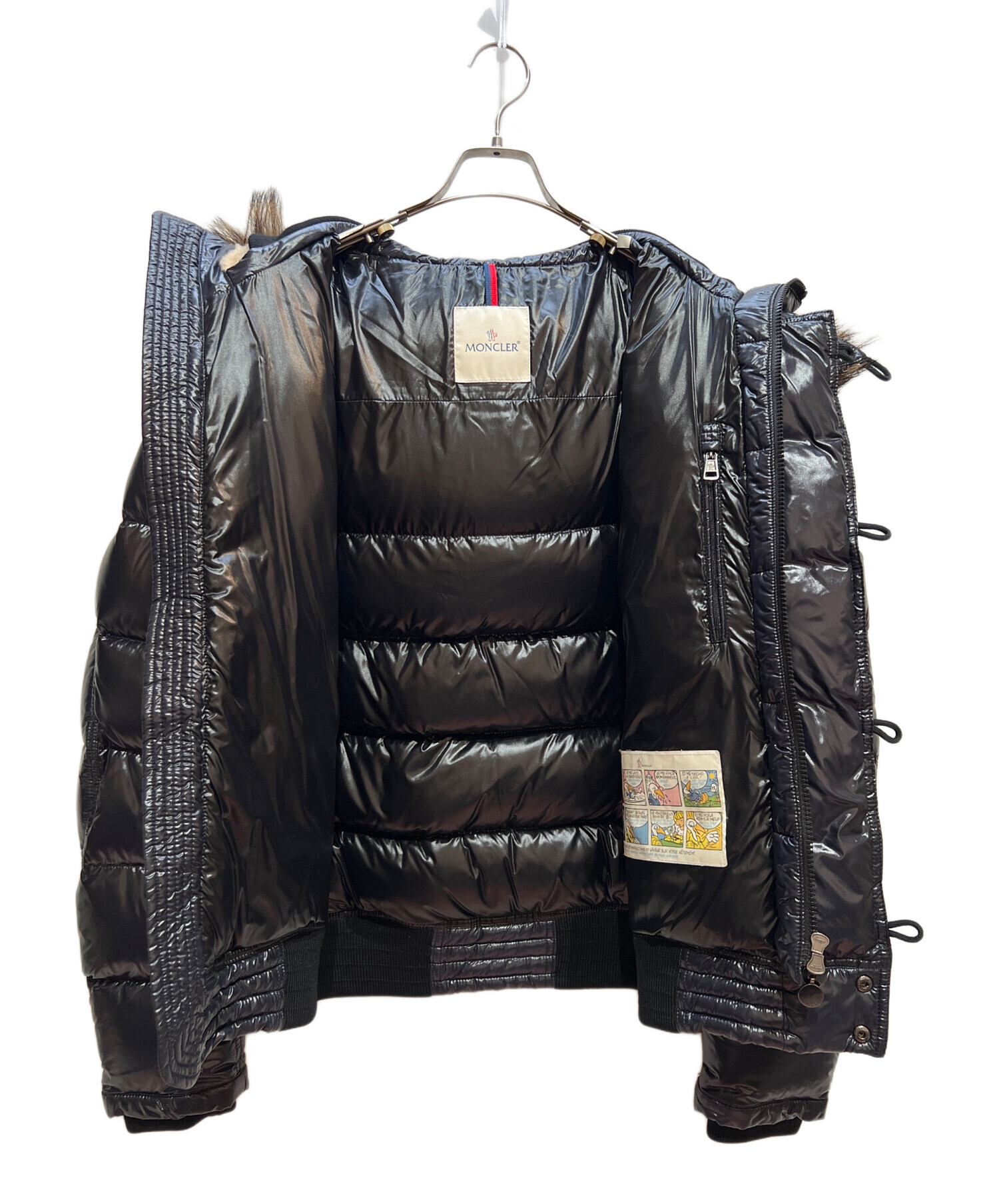 中古・古着通販】MONCLER (モンクレール) ダウンジャケット ネイビー