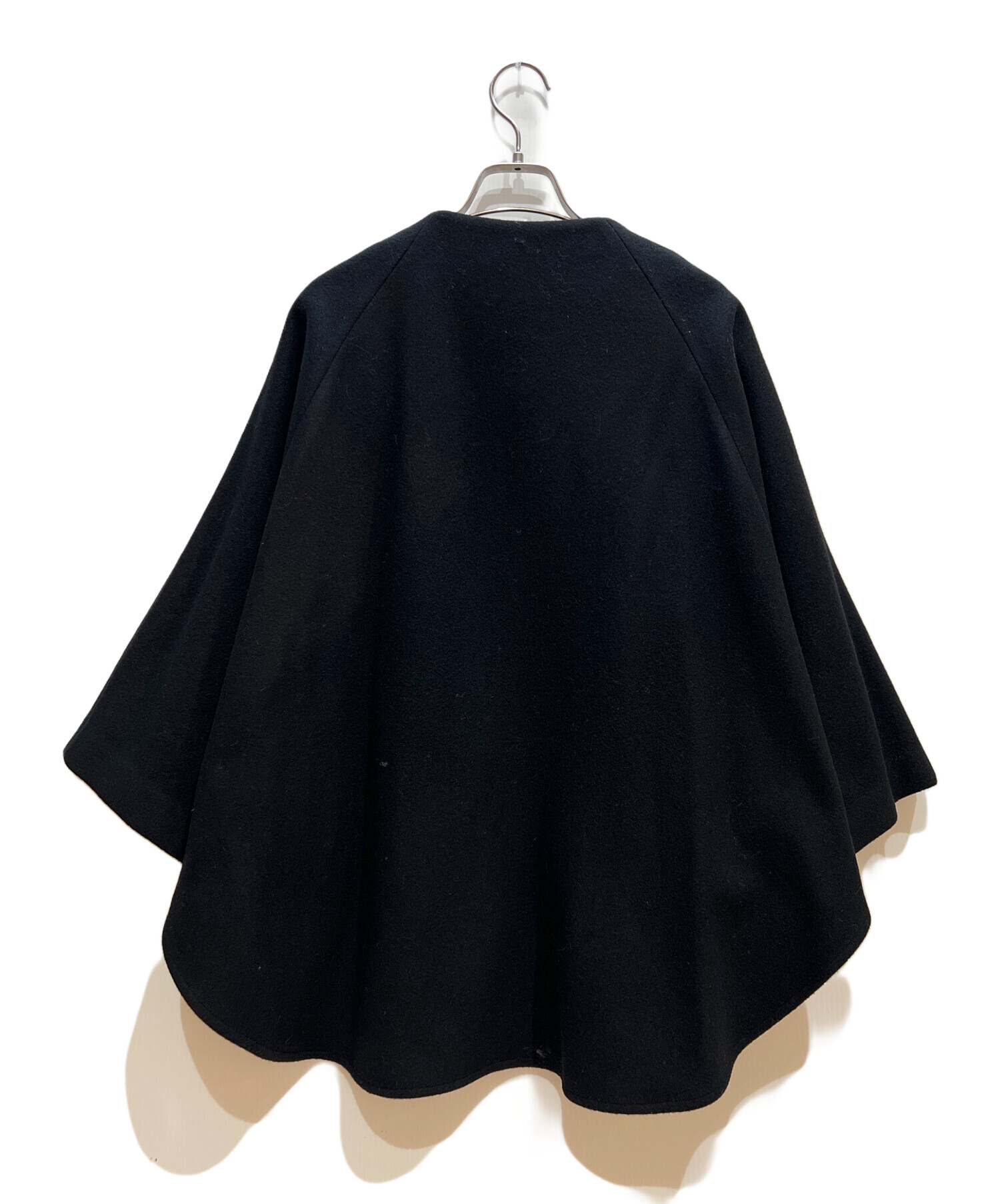 中古・古着通販】BEARDSLEY (ビアズリー) ポンチョコート ブラック