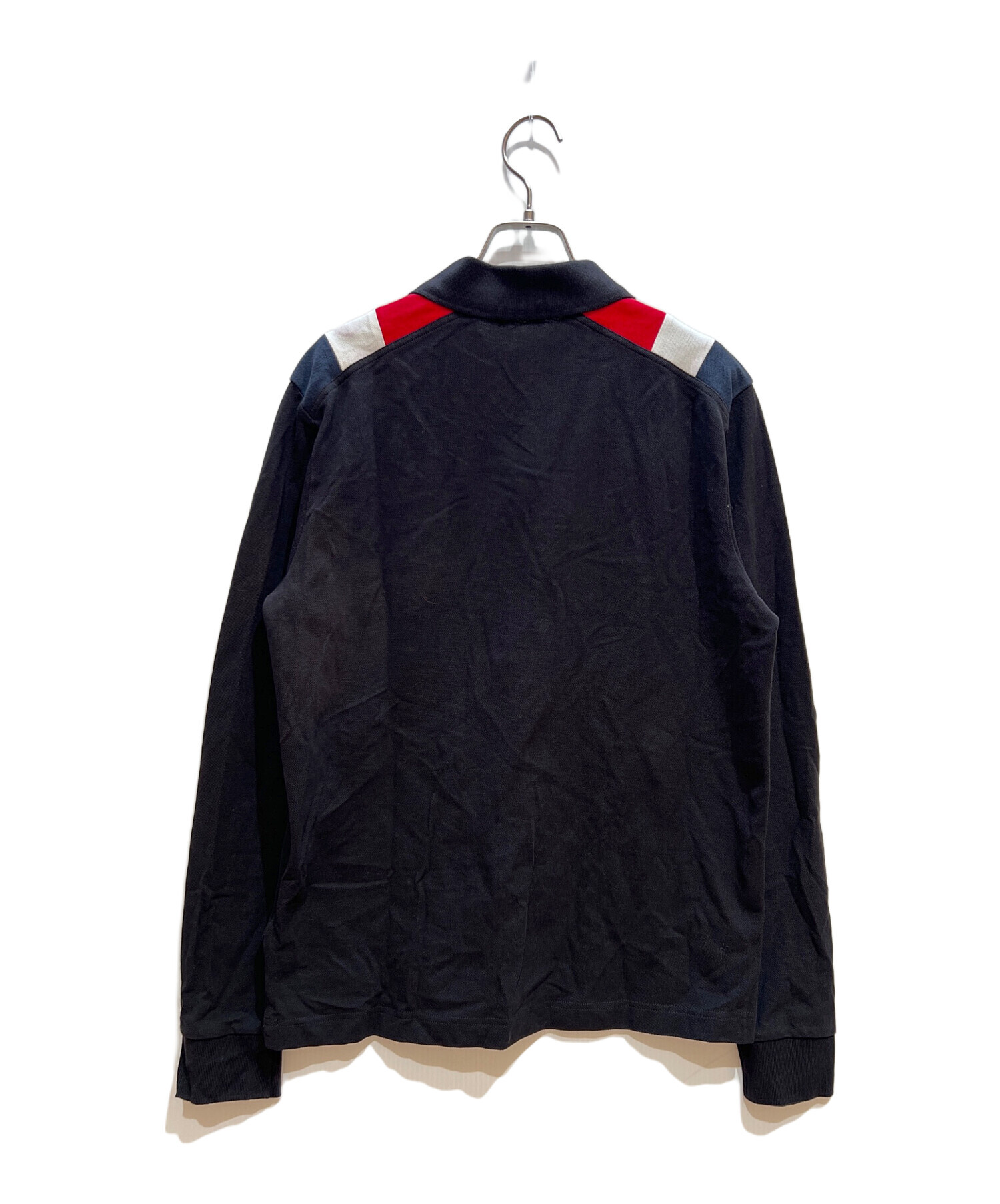 中古・古着通販】MONCLER (モンクレール) 長袖ポロシャツ ネイビー