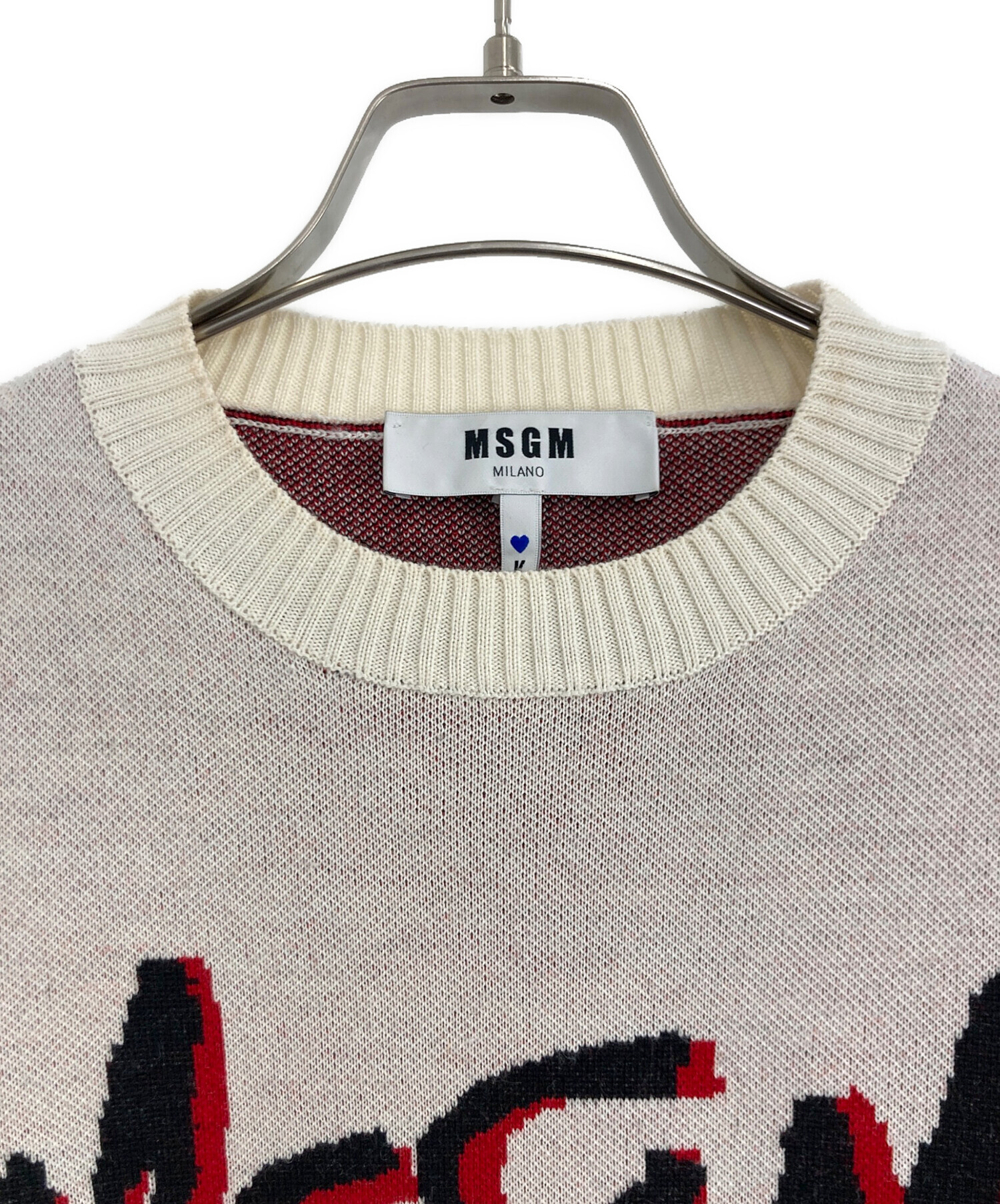 中古・古着通販】MSGM (エムエスジーエム) MSGM ニット ベージュ 