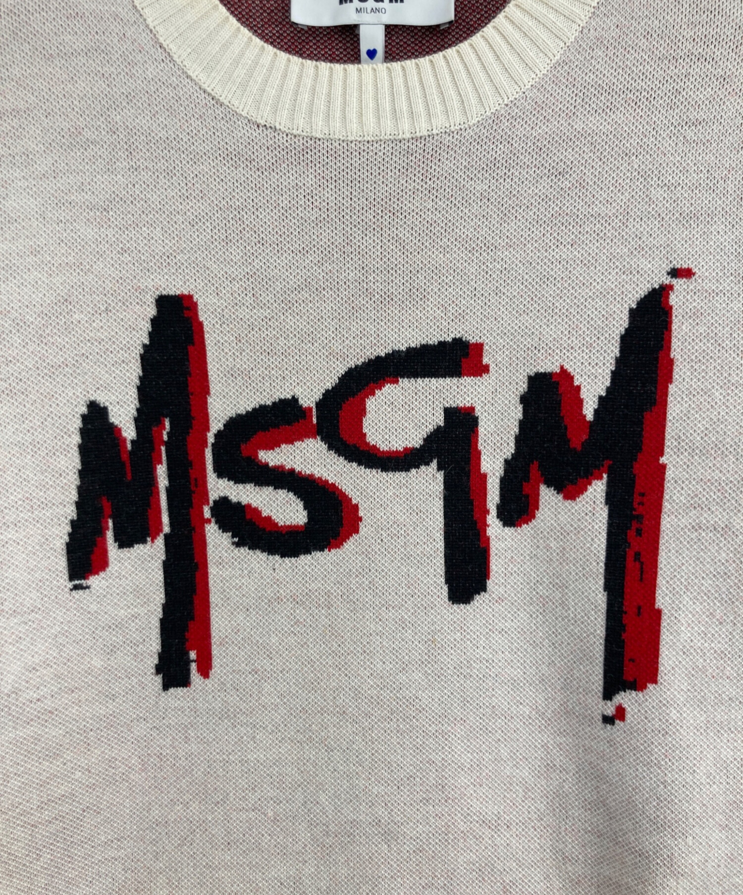 中古・古着通販】MSGM (エムエスジーエム) MSGM ニット ベージュ 