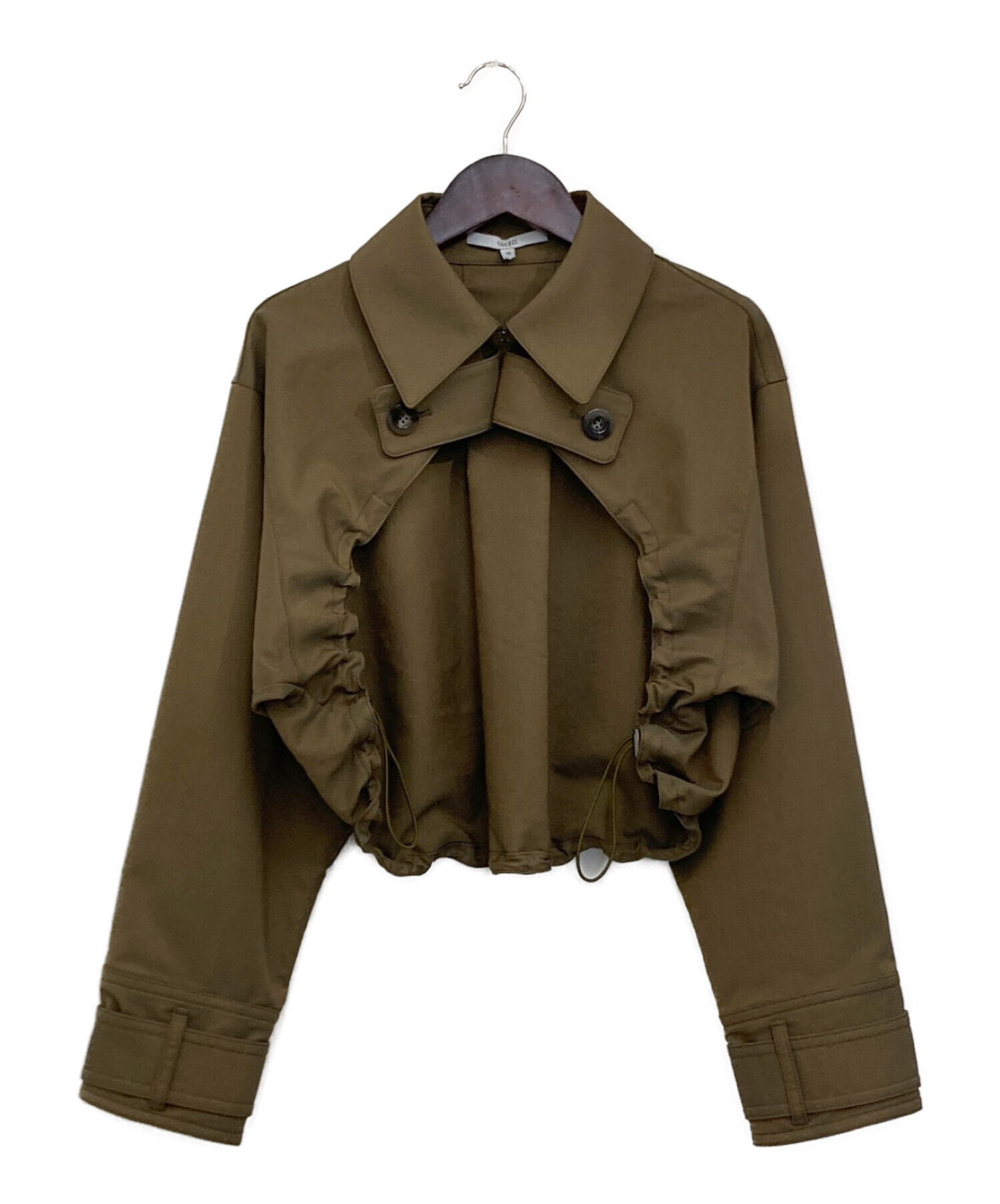 中古・古着通販】UN3D. (アンスリード) TRENCH SHORT BZ ブラウン