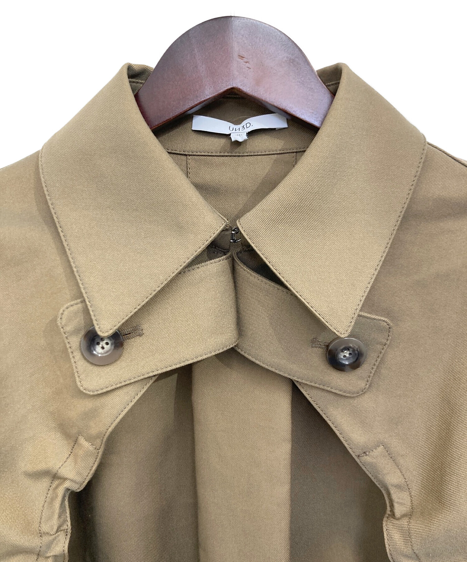 中古・古着通販】UN3D. (アンスリード) TRENCH SHORT BZ ブラウン 