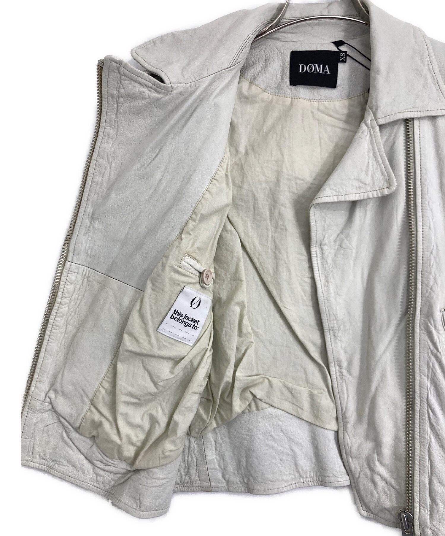 中古・古着通販】DOMA (ドマ) DOMA(ドマ) レザー切替ジャケット