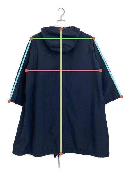 中古・古着通販】UNUSED (アンユーズド) プルオーバーコート ネイビー