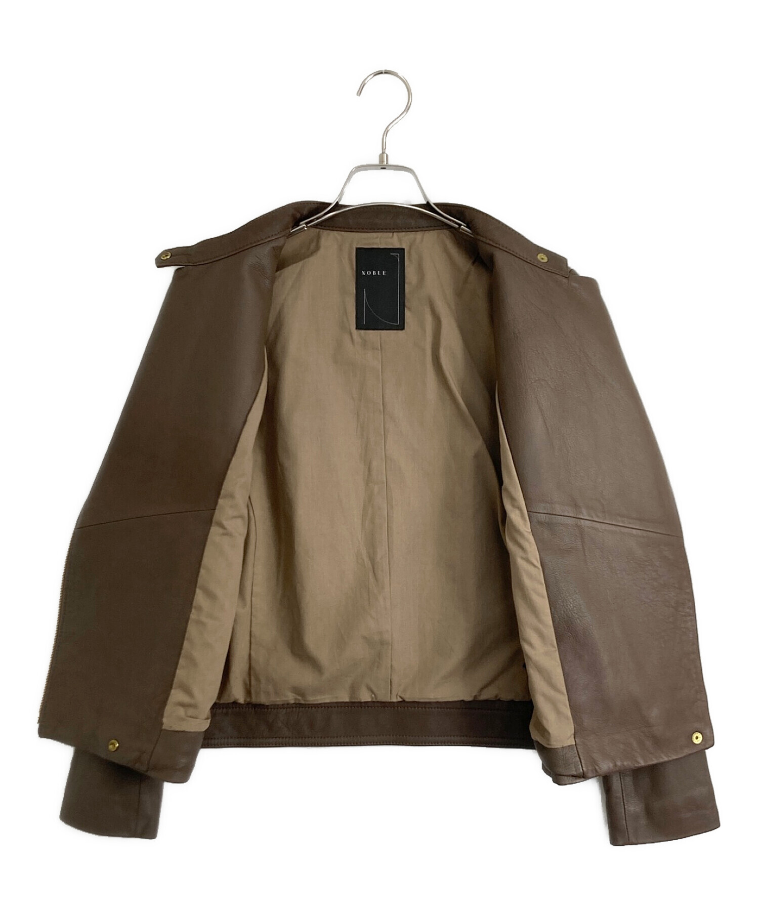 中古・古着通販】Noble (ノーブル) Noble(ノーブル) ソフトラムレザー