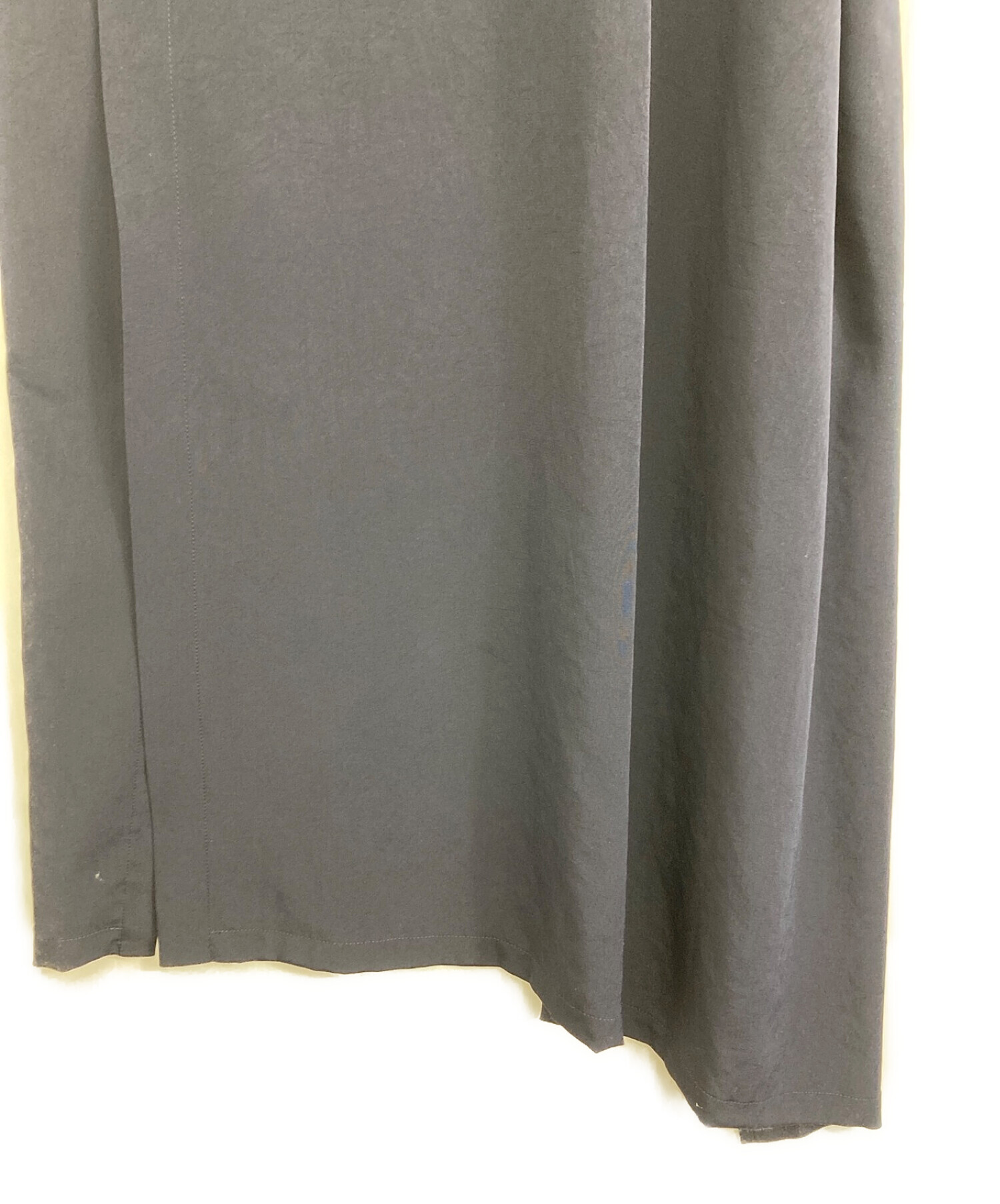 中古・古着通販】Y's (ワイズ) ショルダーストラップロングドレス