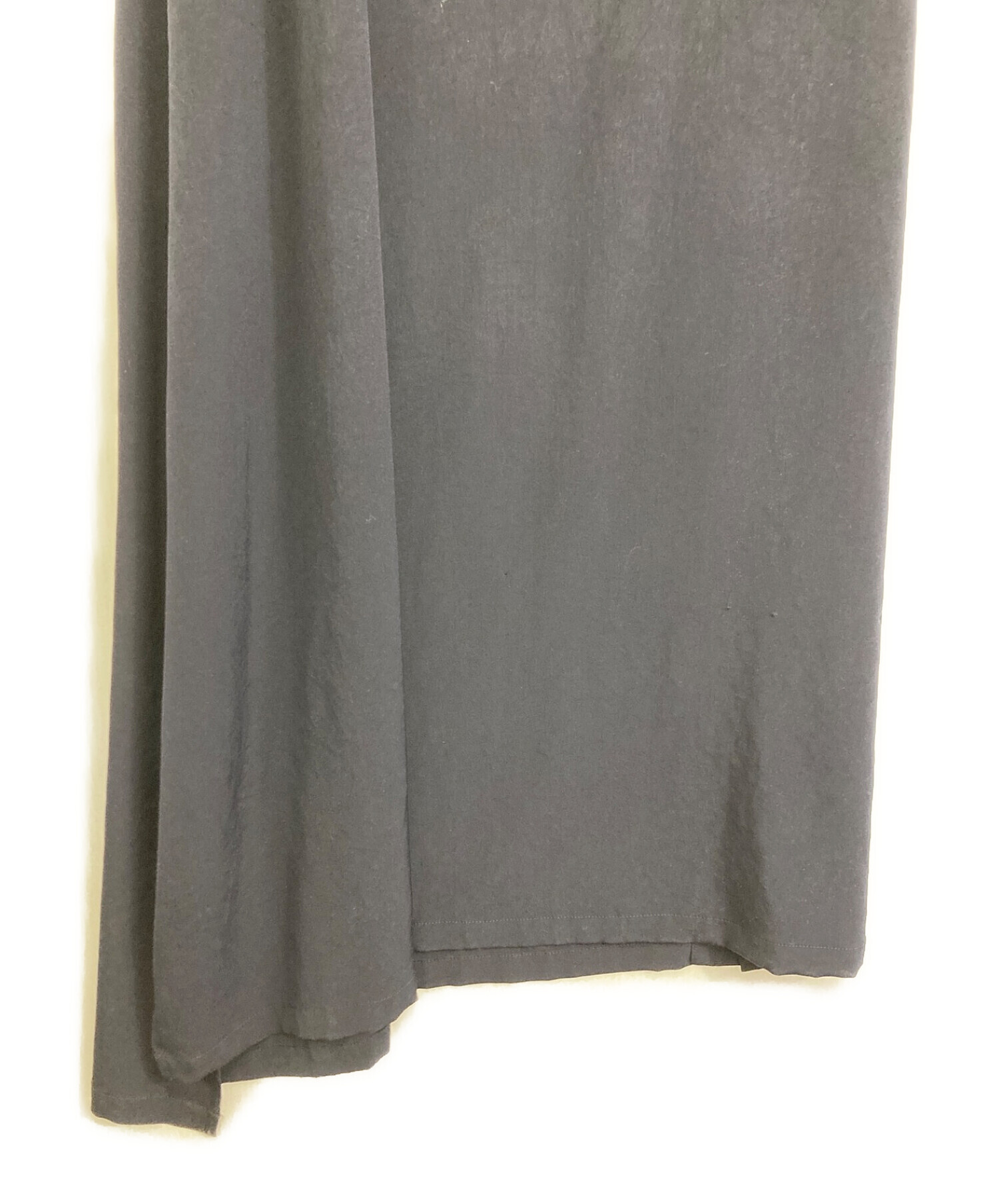 中古・古着通販】Y's (ワイズ) ショルダーストラップロングドレス