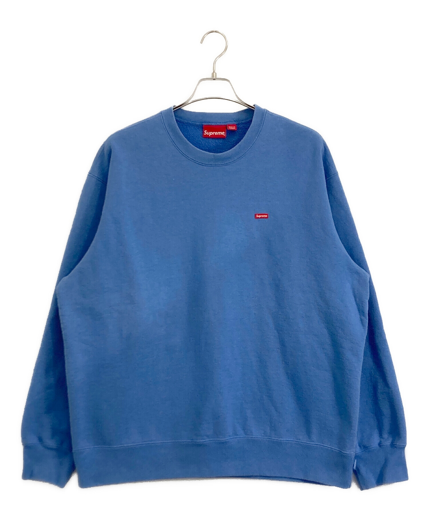 美品 Supreme ブルー トレーナー Medium 中古・古着通販】SUPREME (シュプリーム) Supreme Small Box Crew Neck