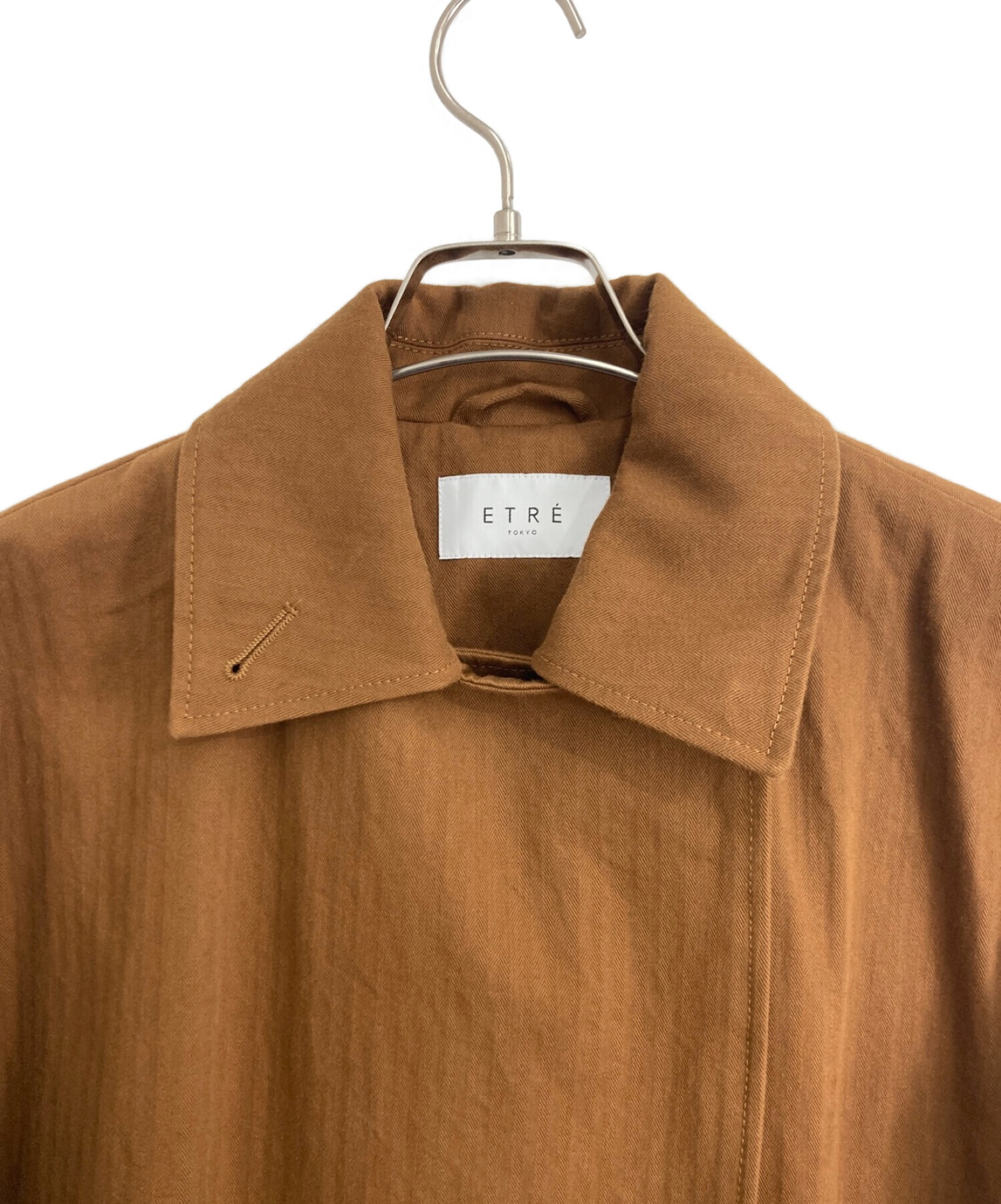 中古・古着通販】etre (エトレ) ヘリンボーンオーバーサイズコート