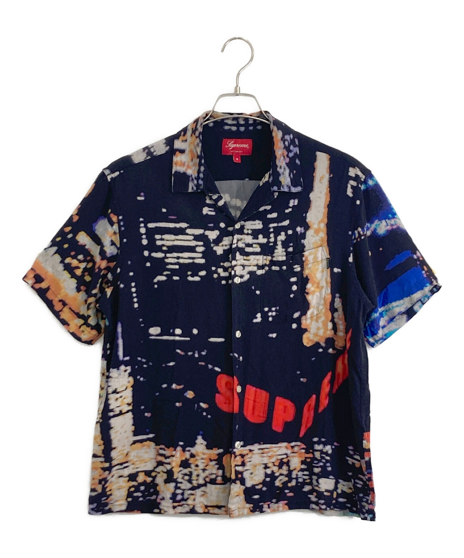Supreme City Lights Rayon S/S Shirt Mサイズ 中古・古着通販】SUPREME (シュプリーム) City Lights Rayon S/S Shirt