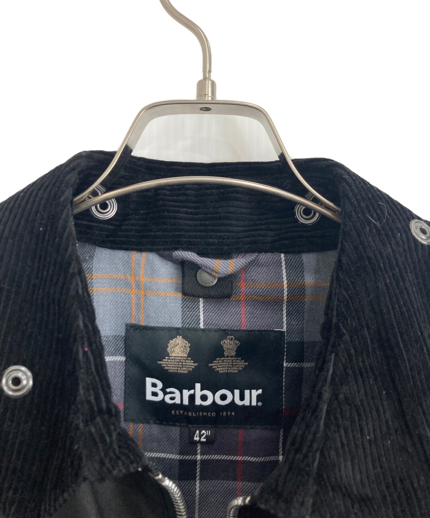 バブアーBEDALE SL 34/ ビデイルワックス コットン ブルゾン 中古