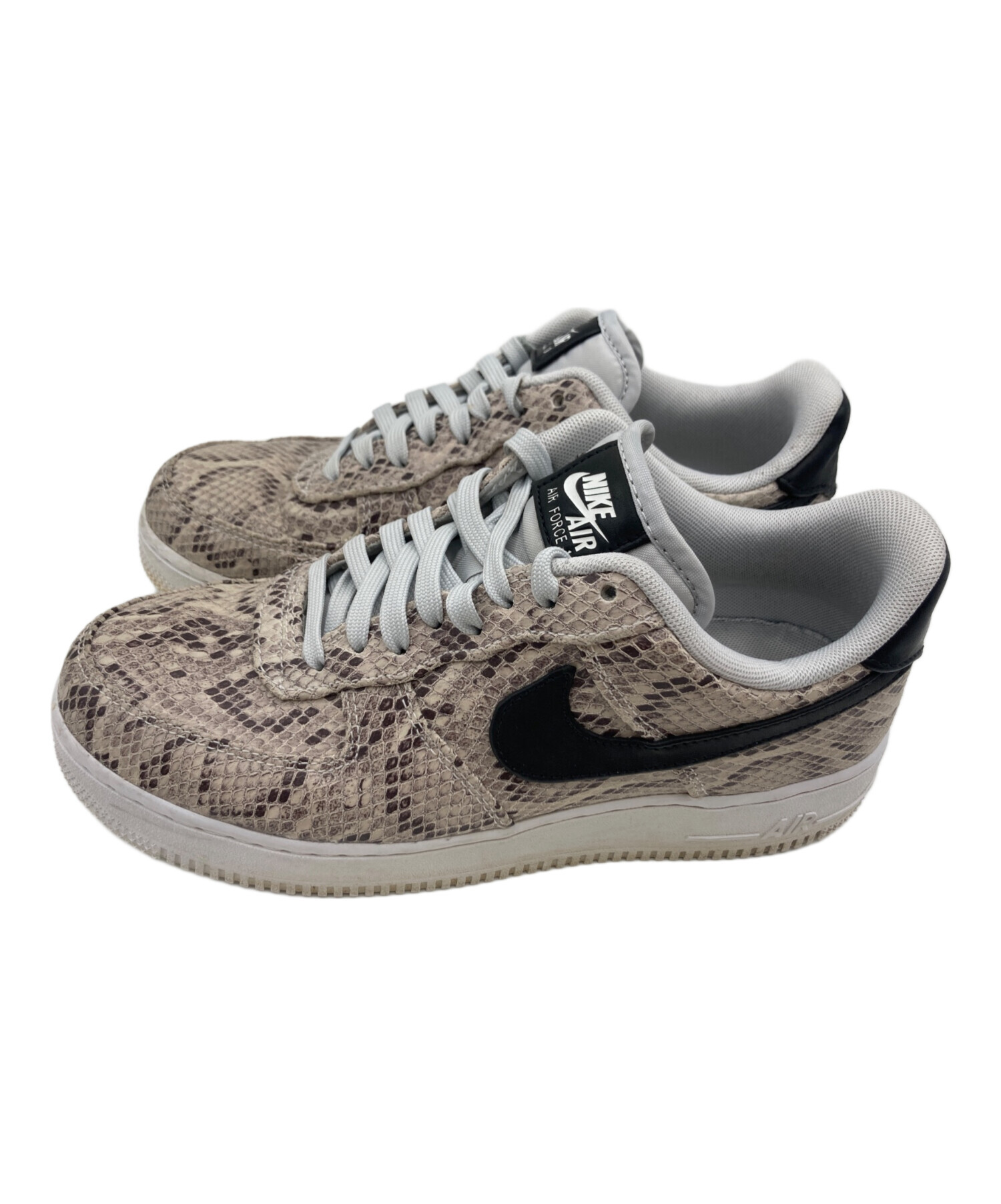 中古・古着通販】NIKE (ナイキ) NIKE AIR FORCE1 LOW Snakeskin グレー 