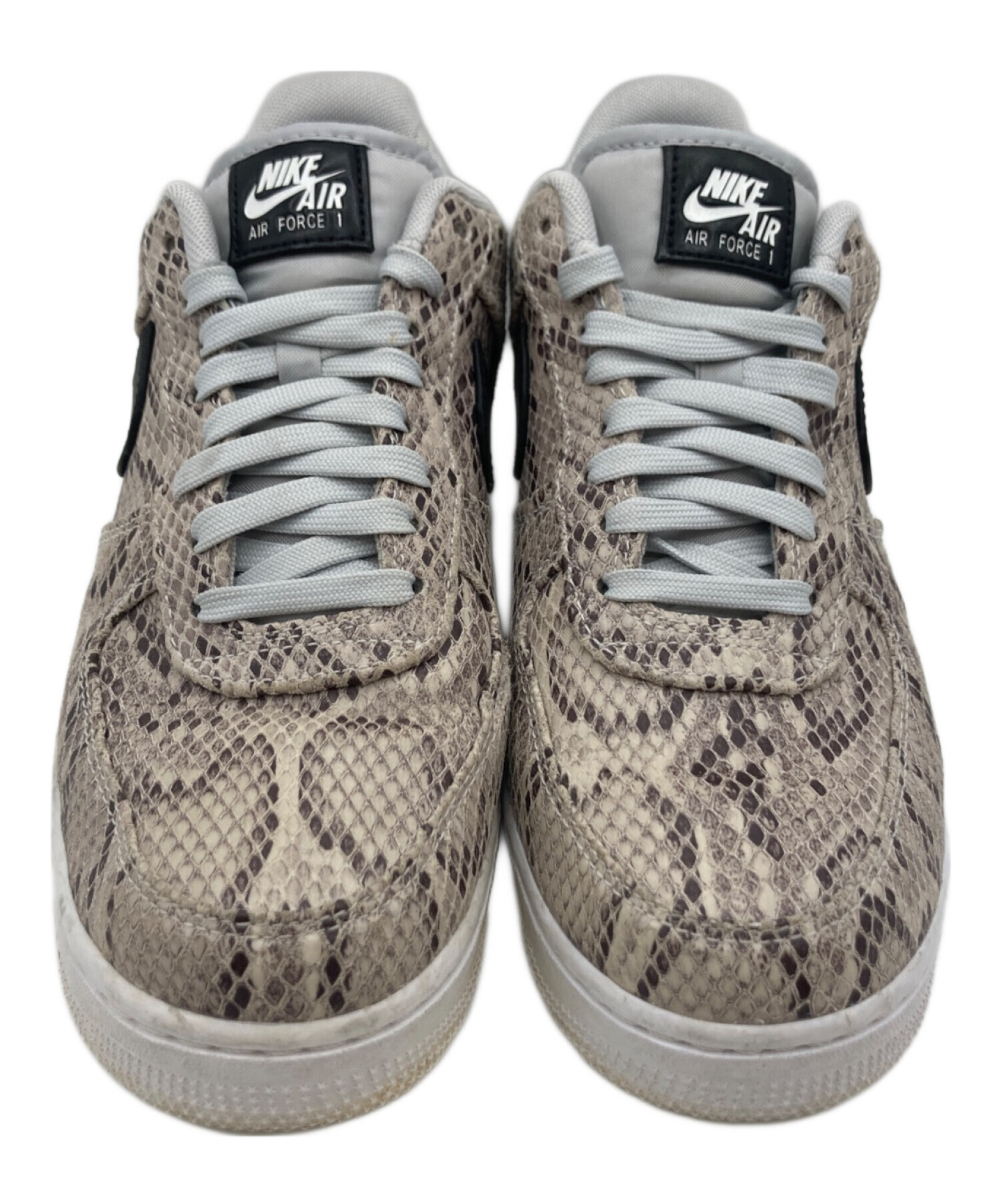 中古・古着通販】NIKE (ナイキ) NIKE AIR FORCE1 LOW Snakeskin グレー 