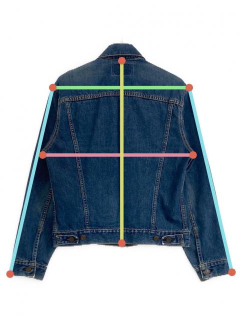中古・古着通販】LEVI'S (リーバイス) LEVI'S デニムジャケット 70505
