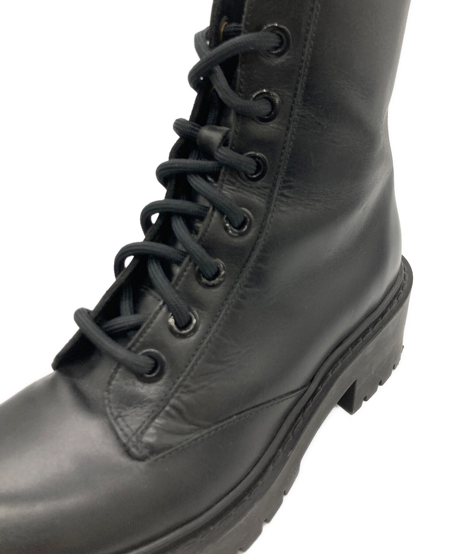 中古・古着通販】KENZO (ケンゾー) KENZO レースアップブーツ ブラック